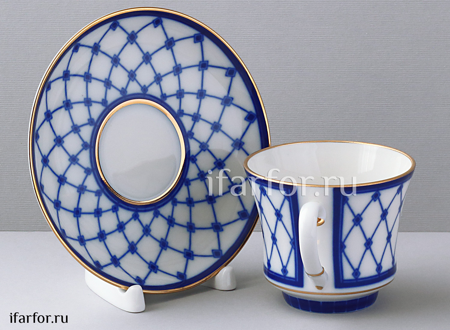 Чашка с блюдцем чайная «Мост Пестеля» 1/2