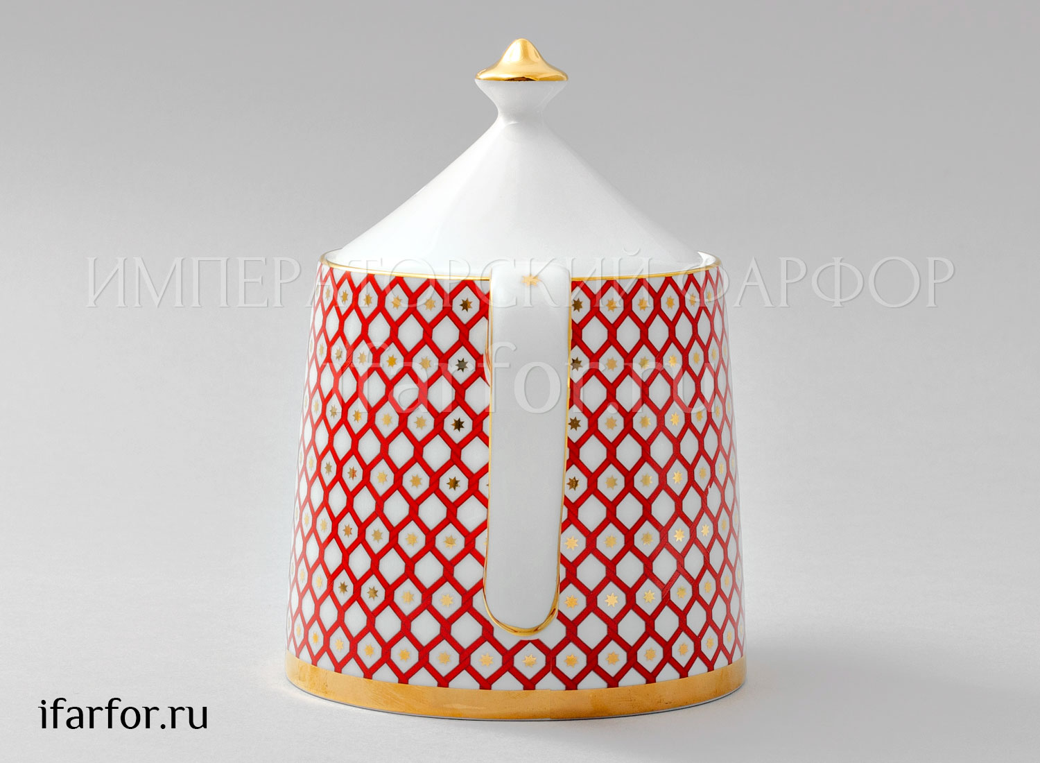 Чайник заварочный второй сорт «Скарлетт» Форма: Идиллия. Толстостенный костяной фарфор
