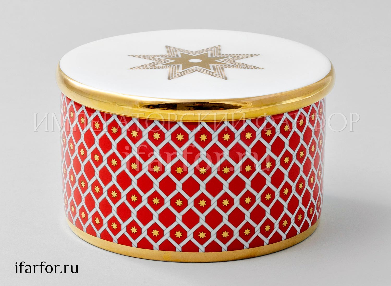 Шкатулка в подарочной коробке «Скарлетт» Форма: Идиллия. Толстостенный костяной фарфор. 130 x 80 мм.