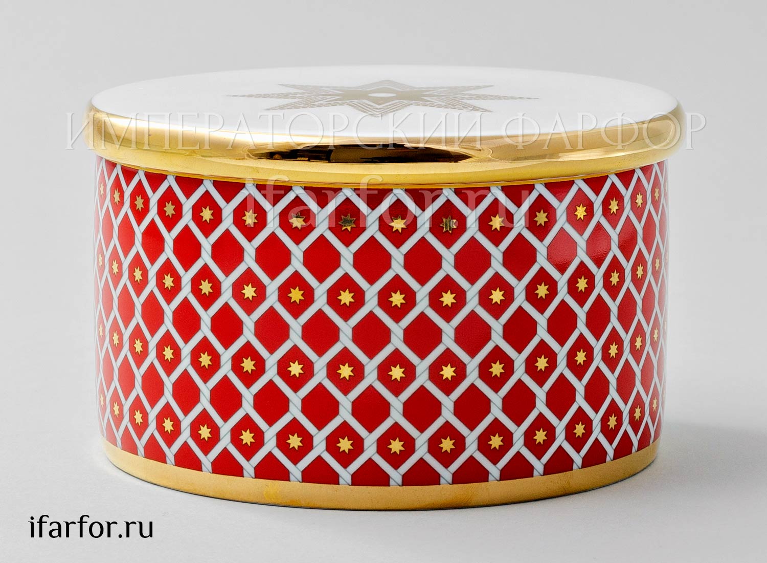 Шкатулка в подарочной коробке «Скарлетт» Форма: Идиллия. Толстостенный костяной фарфор. 130 x 80 мм.