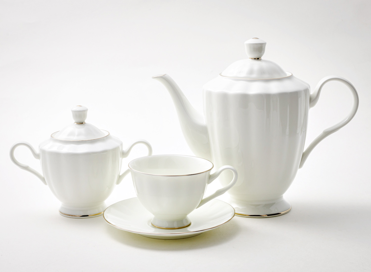 Сервиз чайный «Платиновая лента 2» 6/14