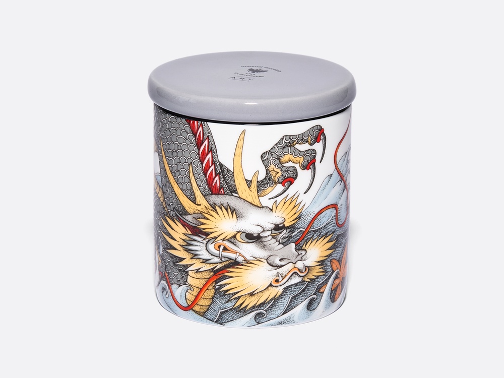 Подарочный набор «Tattoo Dragon (Татуировка Дракон) аромат Аква» Толстостенный костяной фарфор