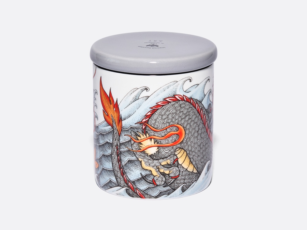 Подарочный набор «Tattoo Dragon (Татуировка Дракон) аромат Аква» Толстостенный костяной фарфор