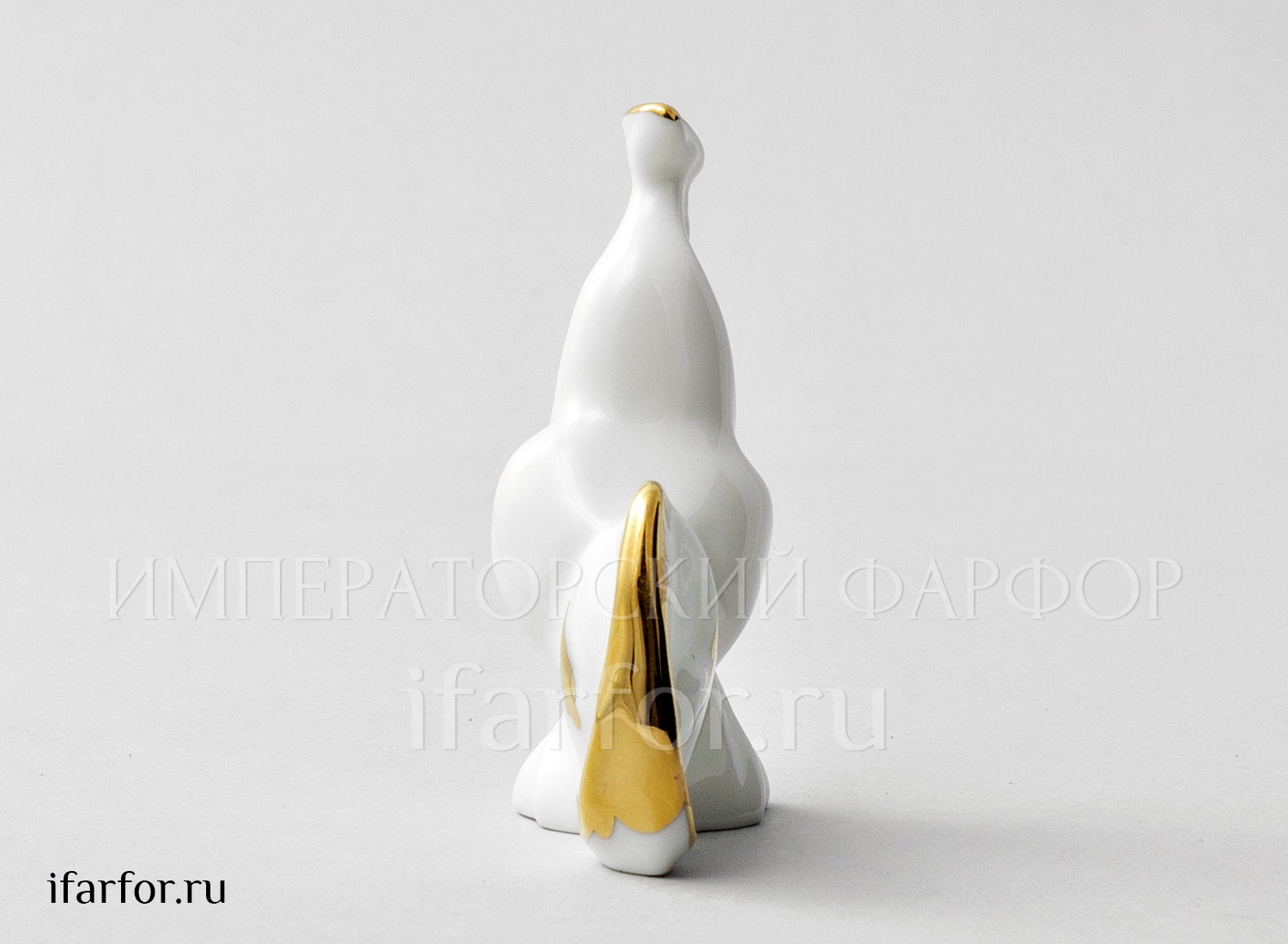 Скульптура «Петух (з.з.)» Форма: Петух (з.з.). Костяной фарфор