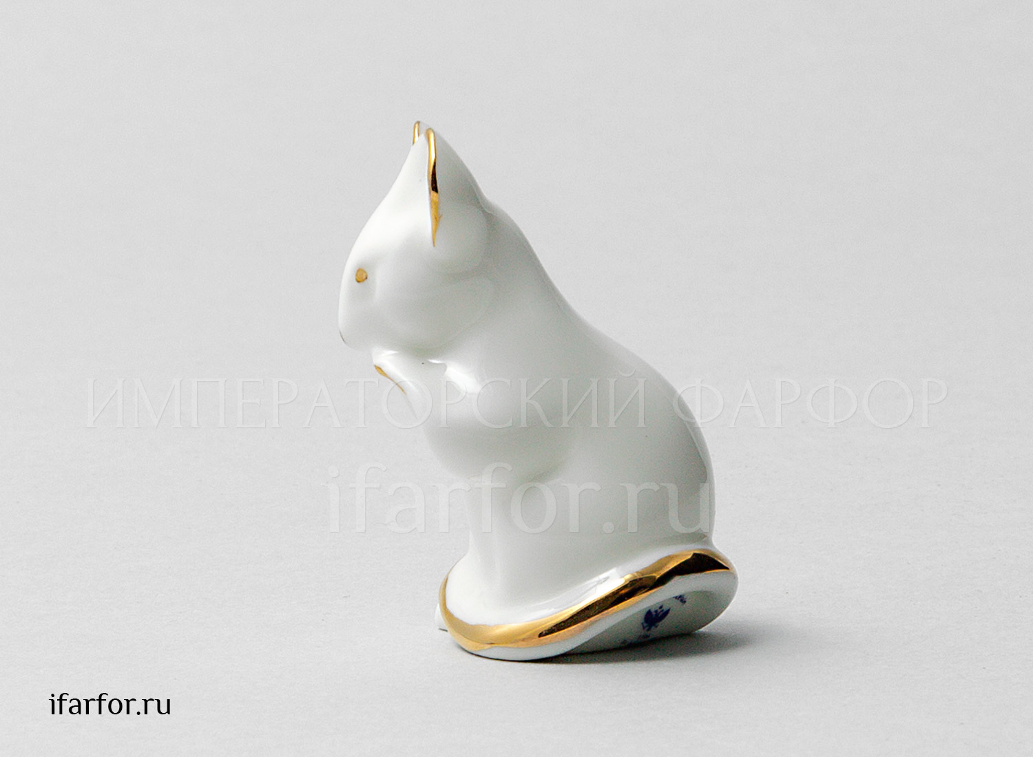 Скульптура «Мышь (з.з.)» Форма: Мышь (з.з.). Костяной фарфор. 55 мм.