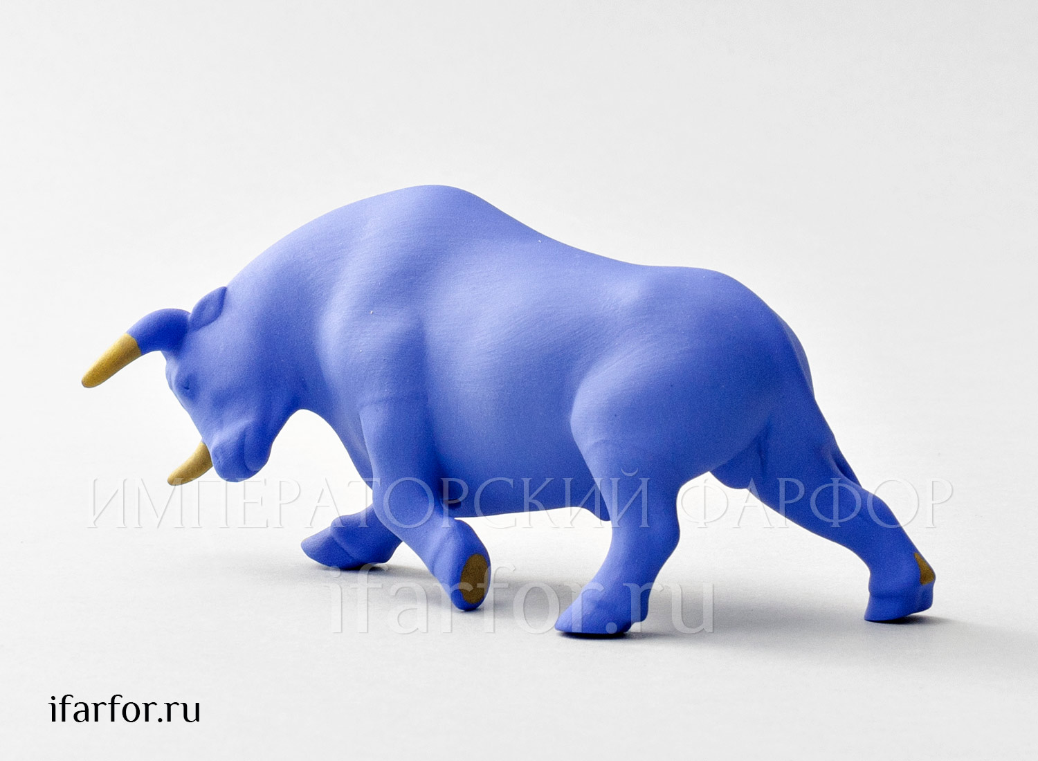 Скульптура «Коррида» Форма: Коррида. Бисквитный фарфор. 136 x 55 x 67 мм.