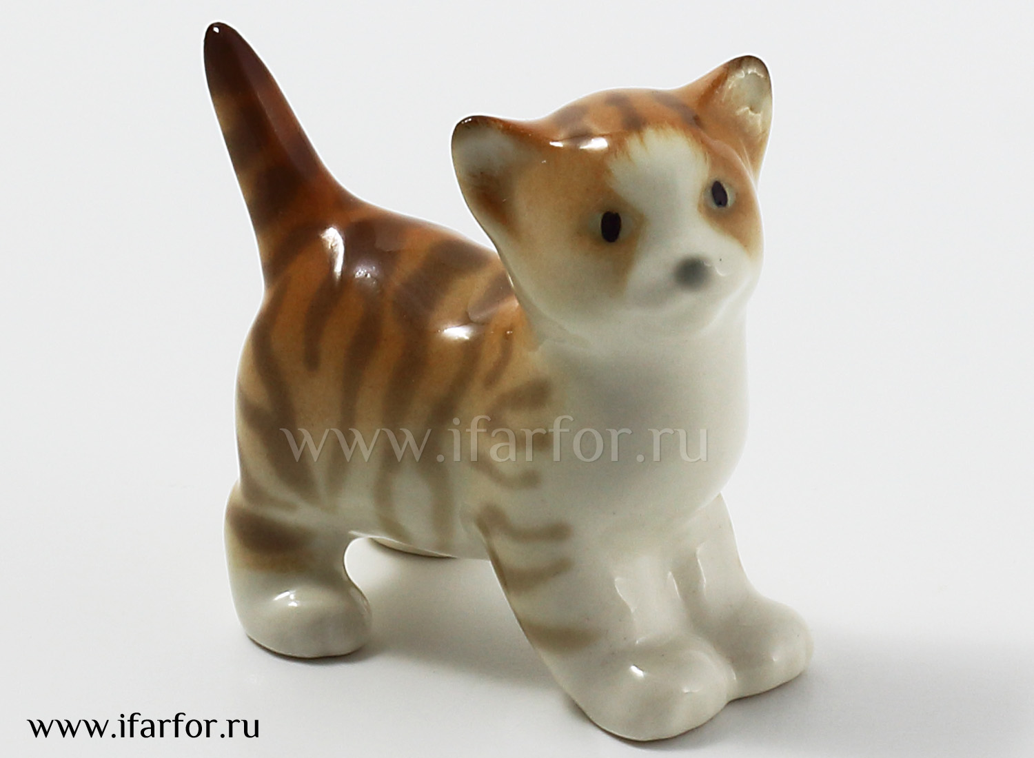 Скульптура «Котенок Фимка» Форма: Котенок Фимка. Мягкий фарфор. 60 мм.