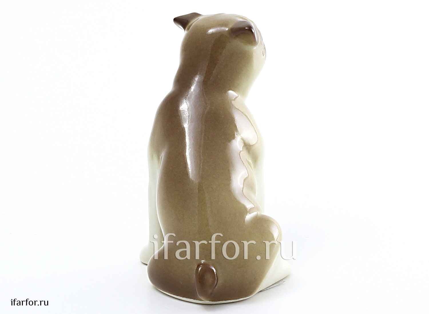 Скульптура «Мопс» Форма: Мопс. Мягкий фарфор. 65 x 70 мм.