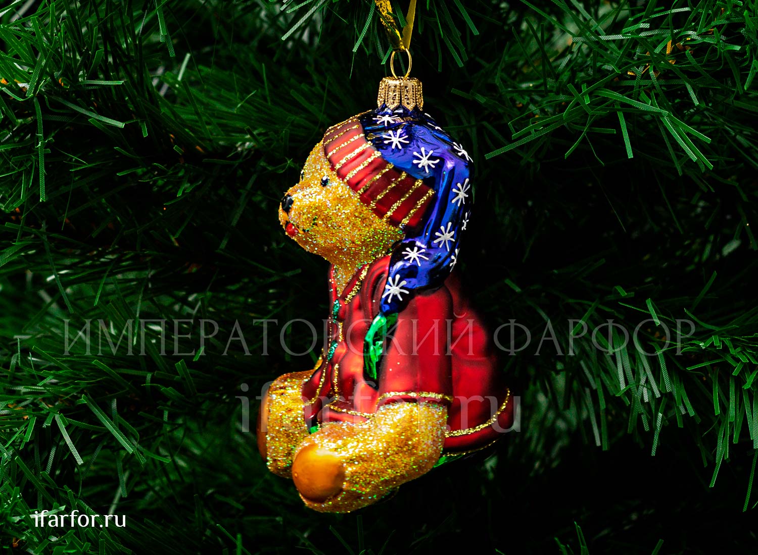 Елочная игрушка «Мишка Тедди»