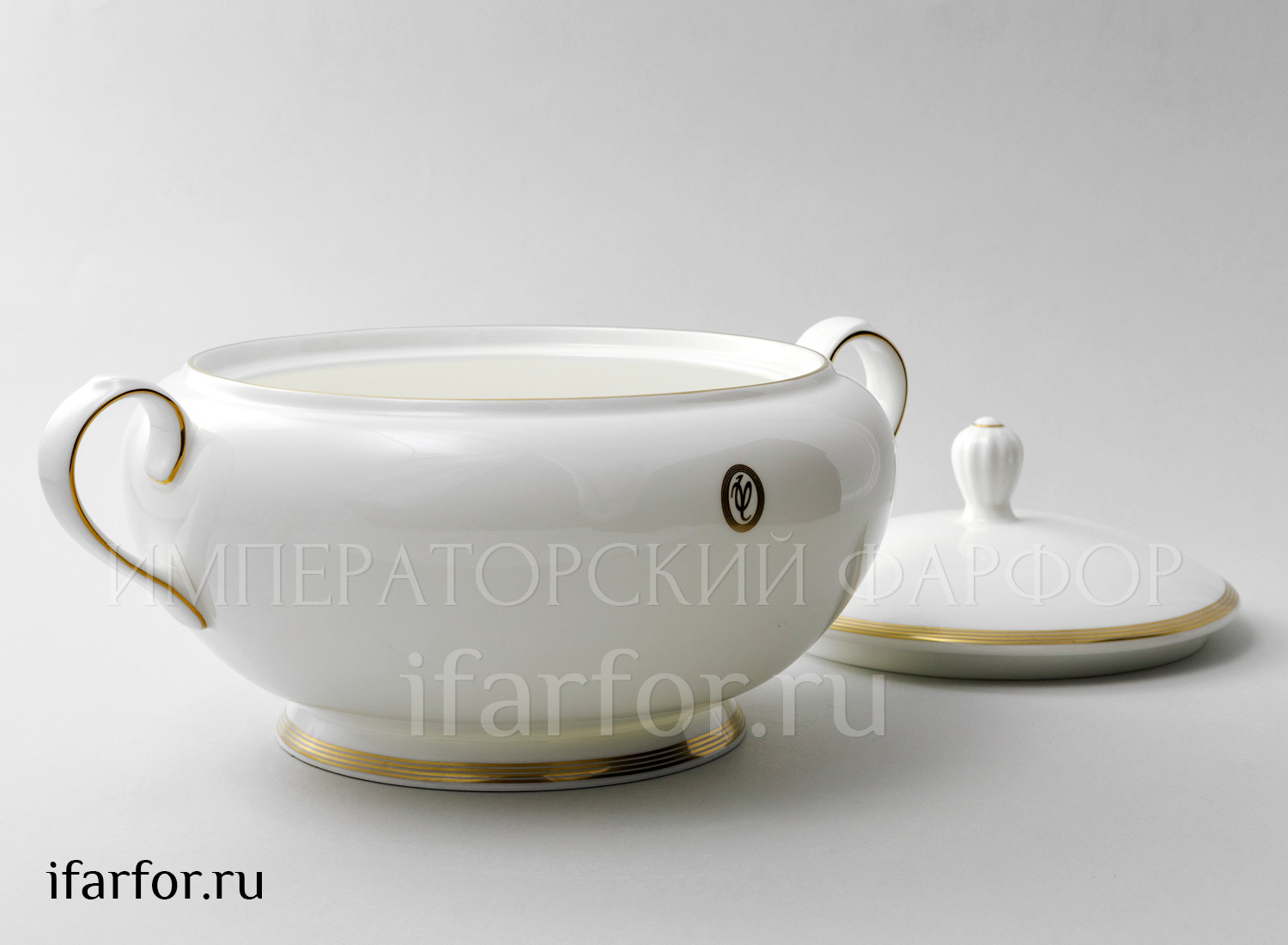 Супница «Магнифик бежевый» Форма: La Maison. Костяной фарфор