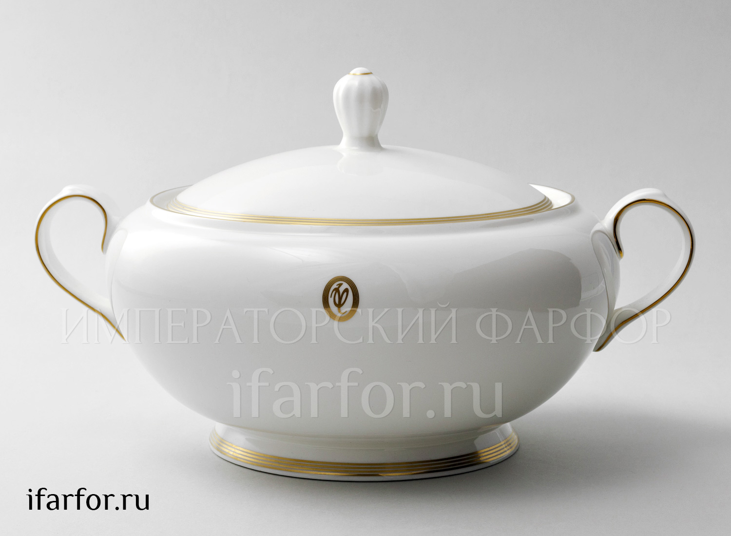 Супница «Магнифик бежевый» Форма: La Maison. Костяной фарфор