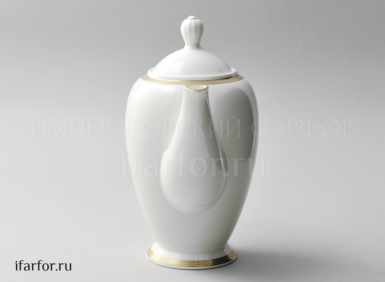 Чайник заварочный «Магнифик бежевый» Форма: La Maison. Костяной фарфор. 1450 мл.