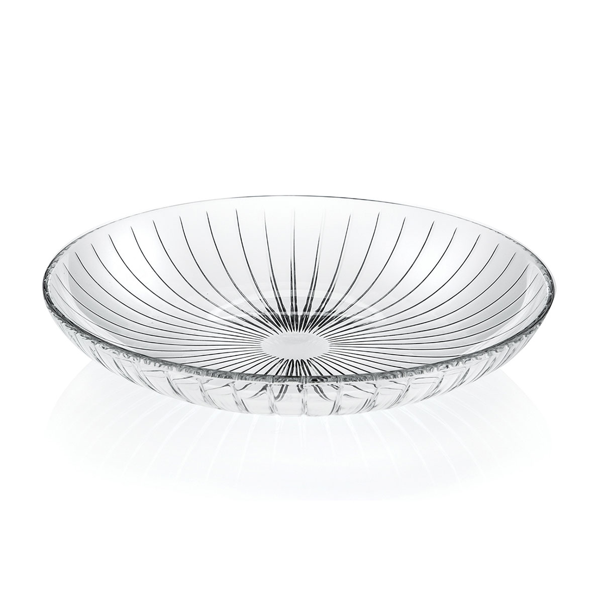 Блюдо «Прозрачный» Форма: Sunbeam. Стекло. 210 мм.