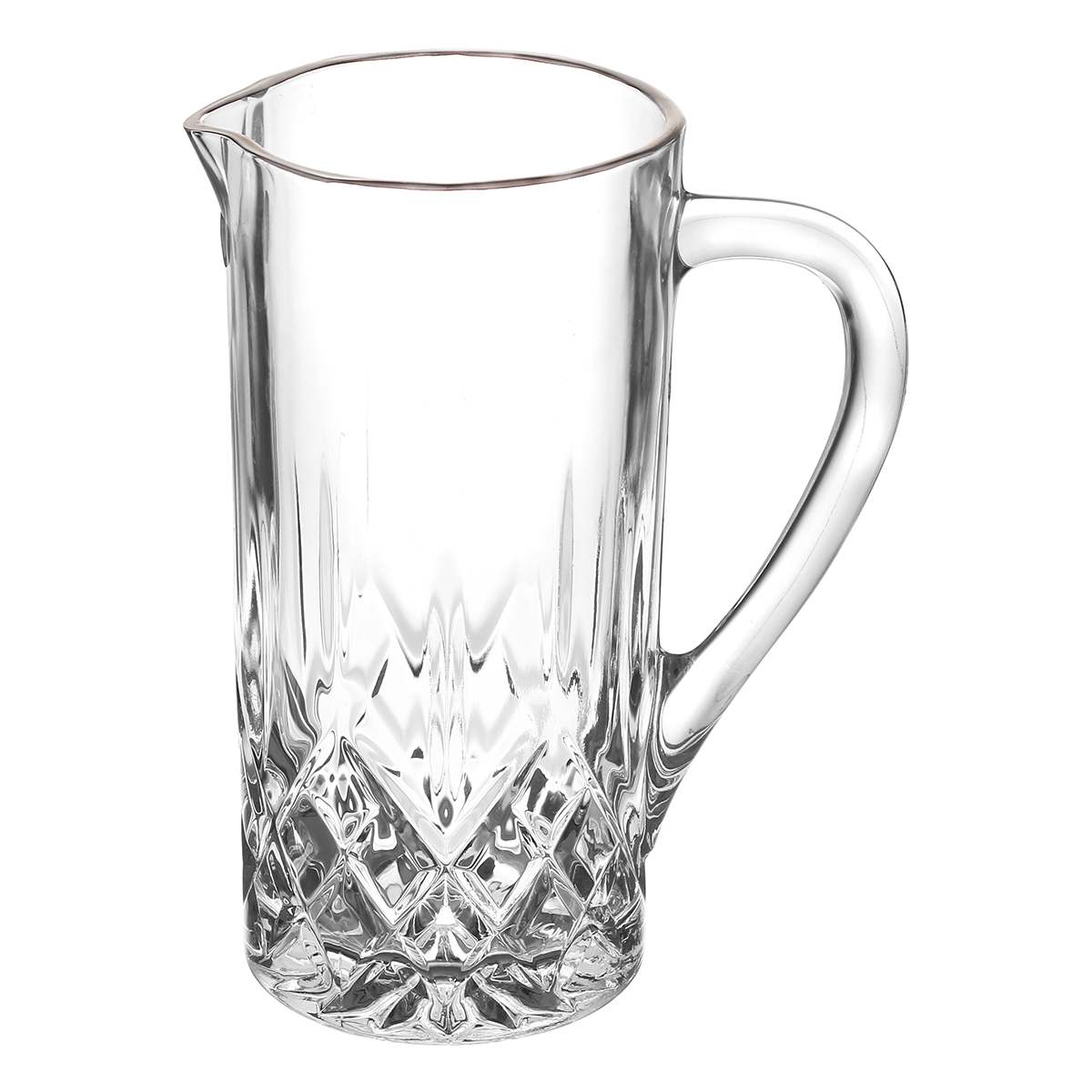 Кувшин «Прозрачный с серебром» Форма: Opera. Стекло