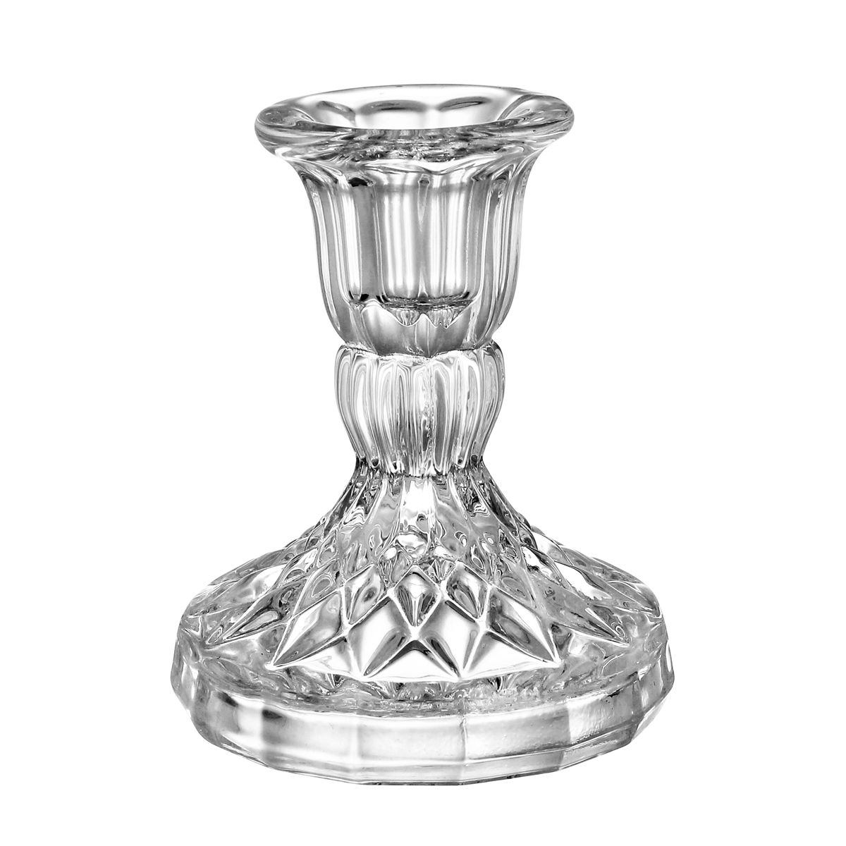 Подсвечник «Diamond» Форма: Diamond. Стекло. 90 мм.