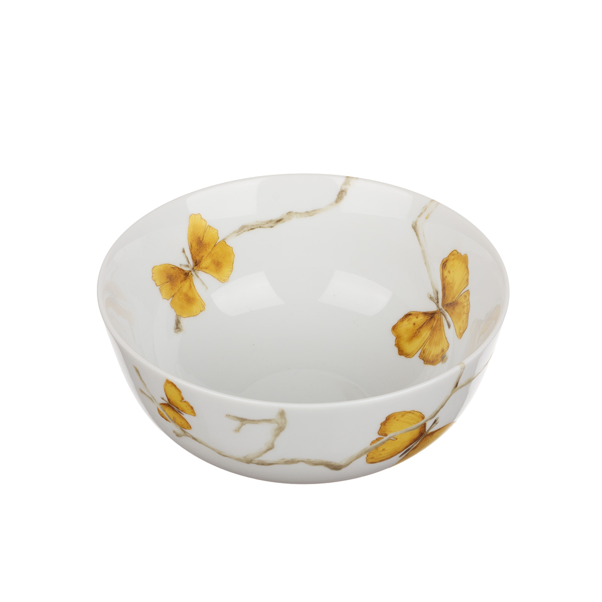 Салатник «Butterfly Ginkgo» Фарфор. 140 x 25 мм.