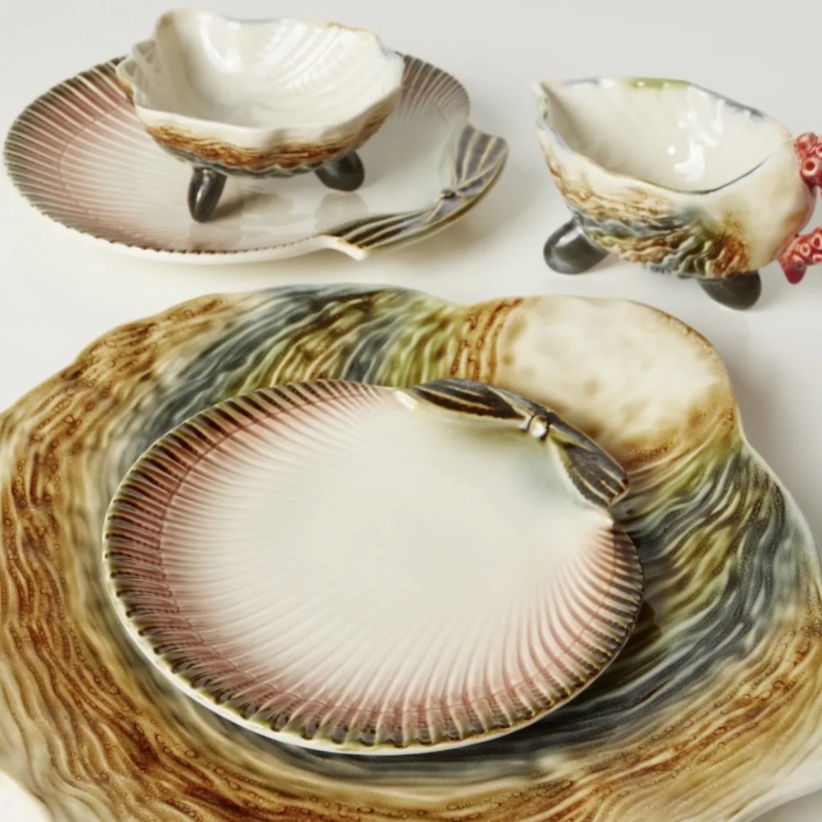 Тарелка «Oysters & Scallops» Керамика. 220 x 25 мм.