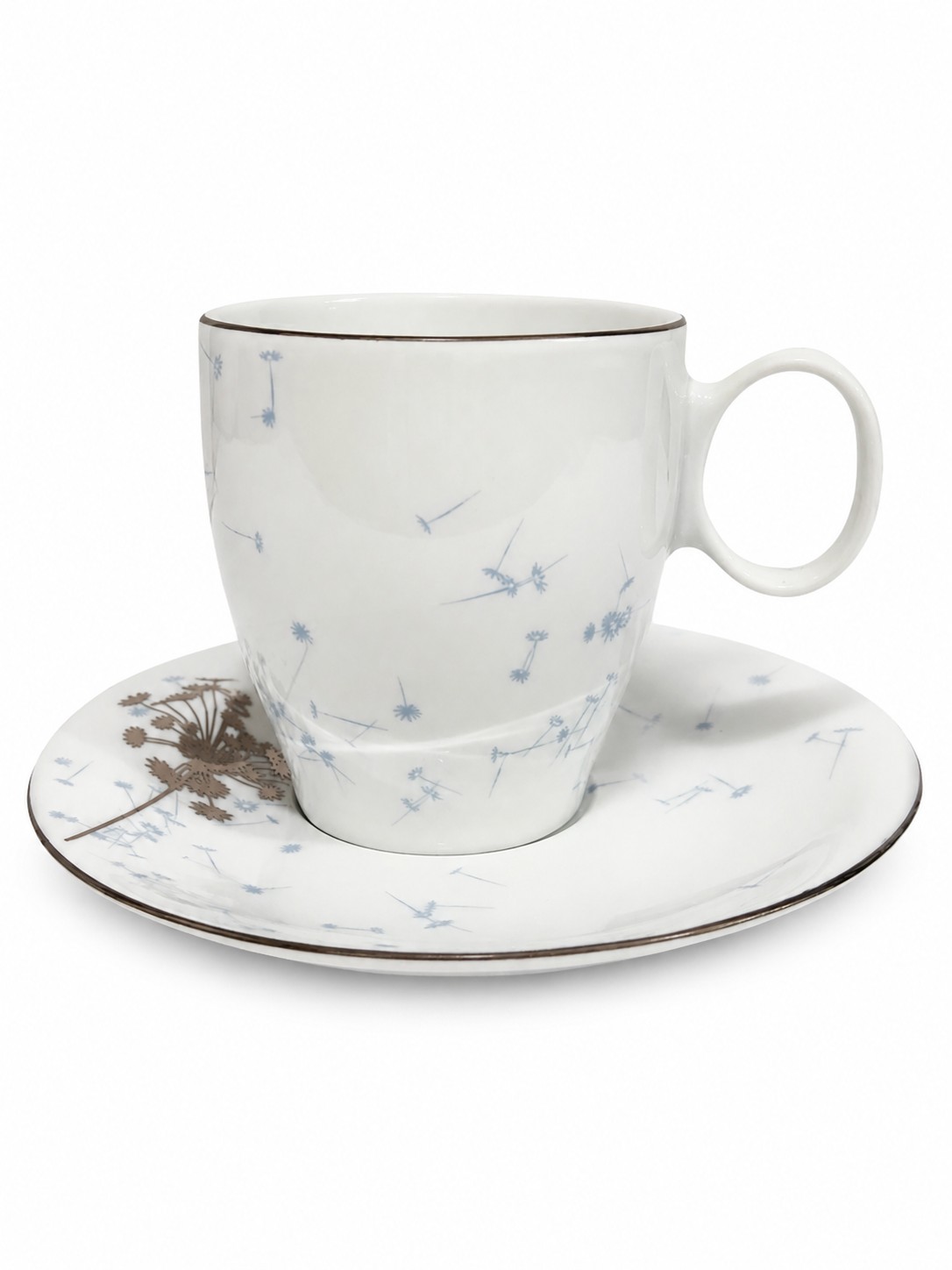 Чашка с блюдцем чайная «Воздушный» 1/2 Форма: Future. Фарфор. 200 мл.