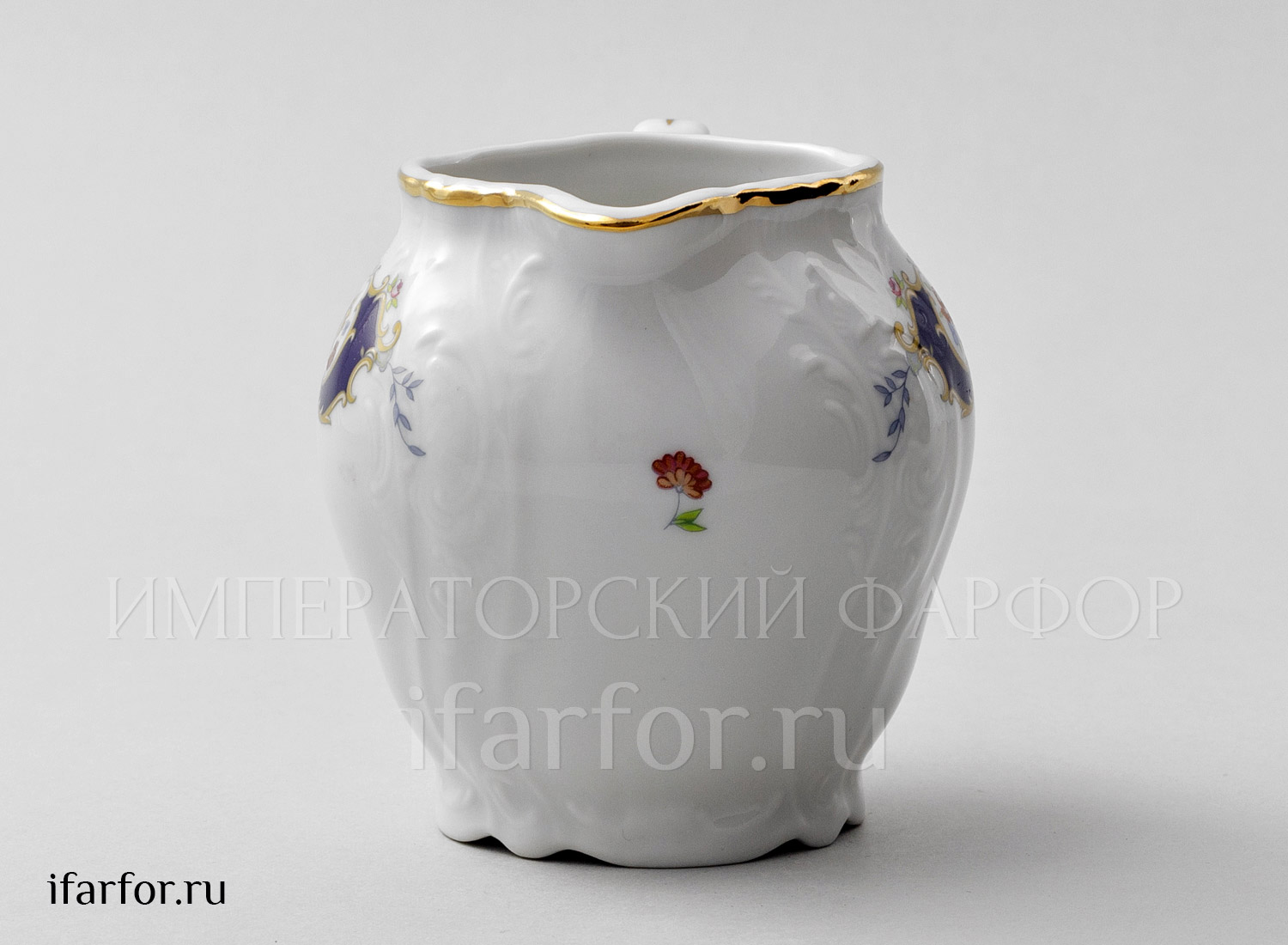 Сливочник «Бернадотт Синий глаз» Форма: Бернадотт. Фарфор. 250 мл.