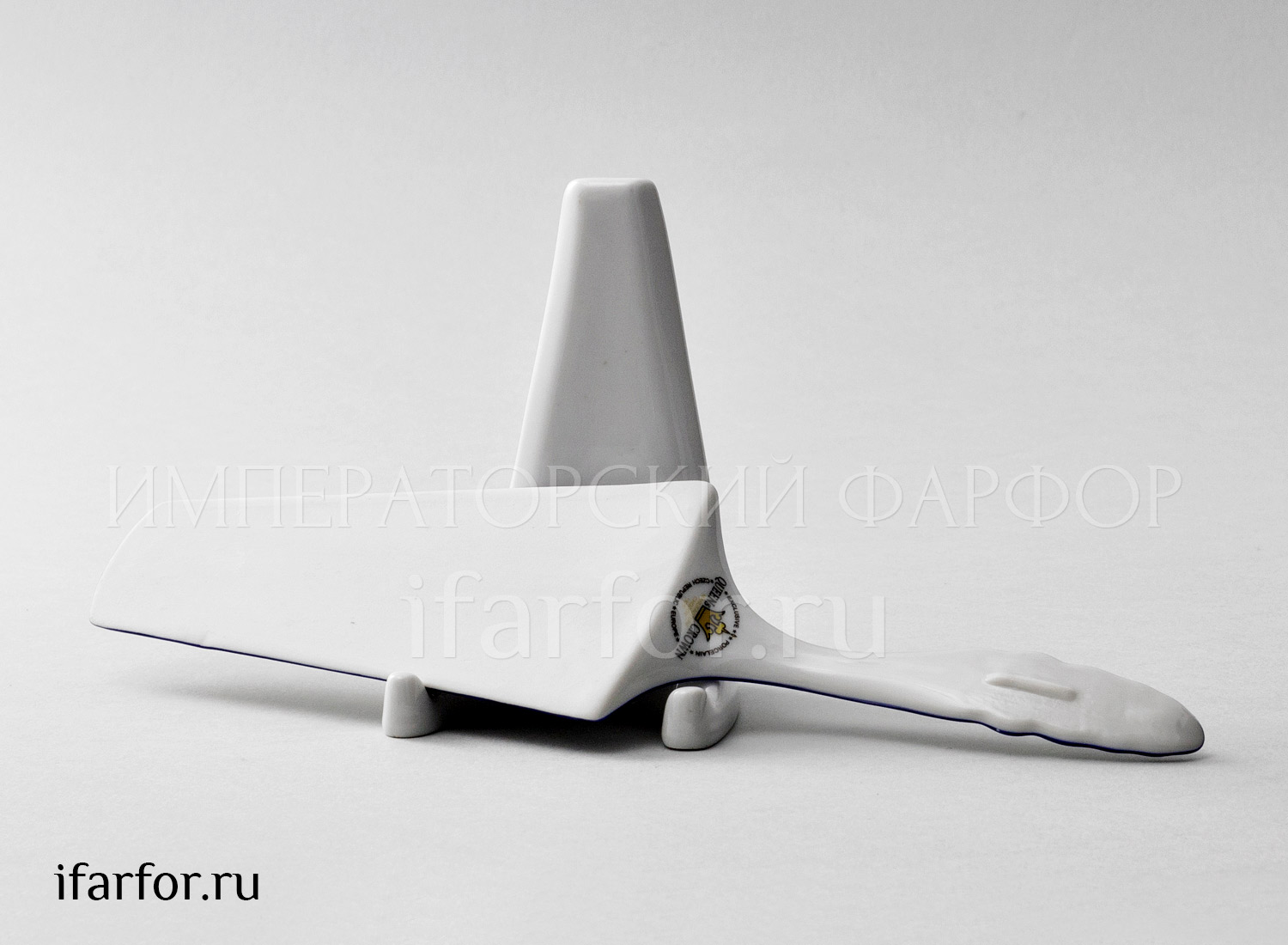 Лопатка для торта «Корона Гуси» Форма: Queens crown. Фарфор. 240 мм.