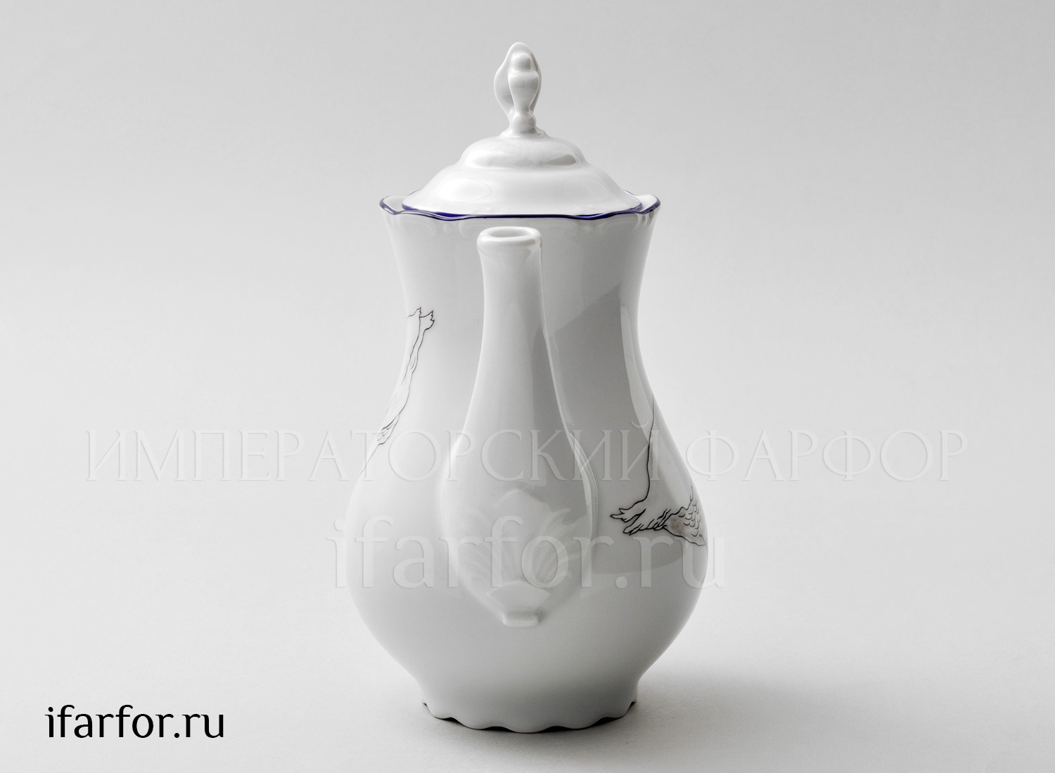 Кофейник «Констанция Гуси» Форма: Констанция. Фарфор. 800 мл.