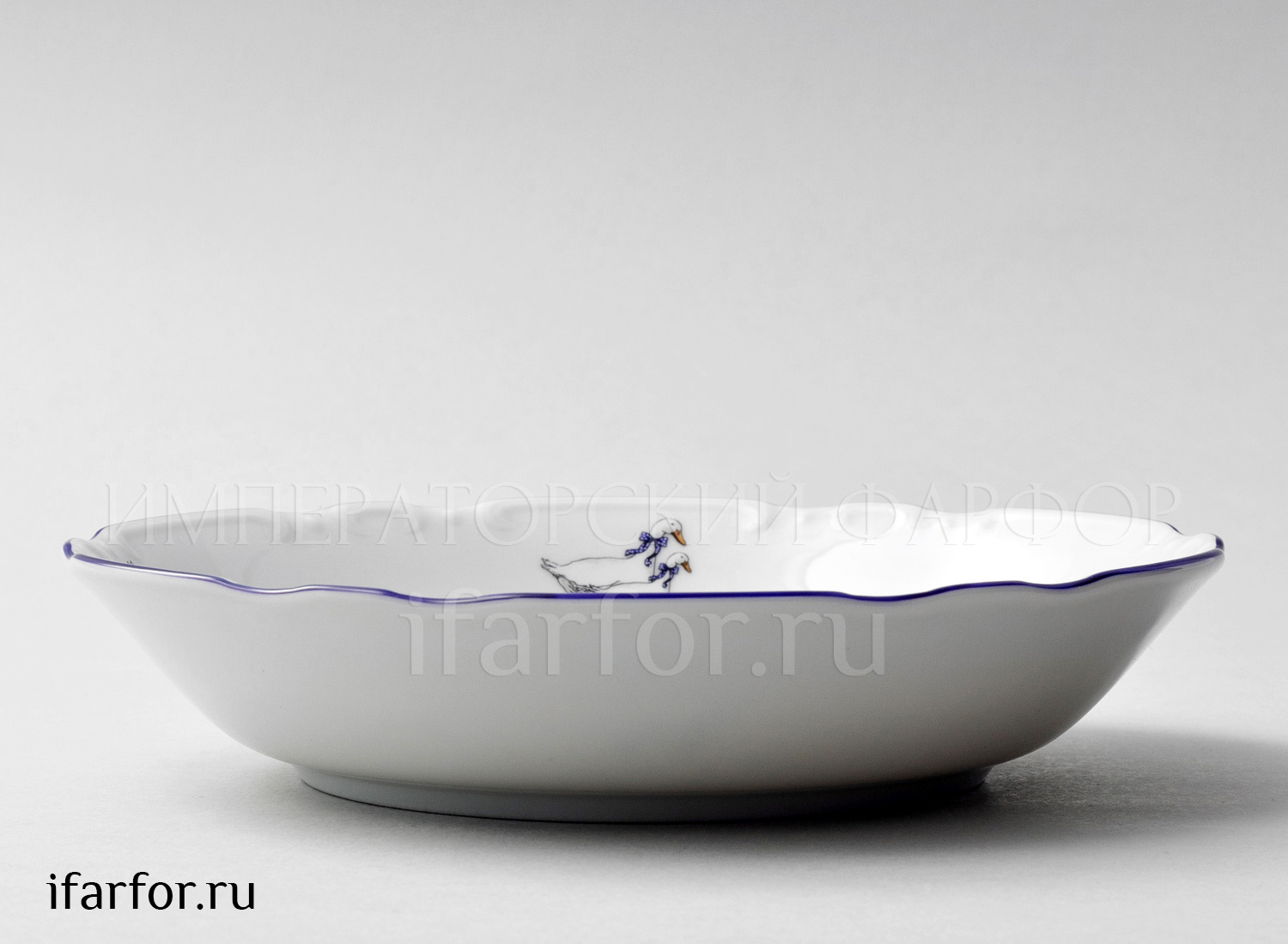 Салатник «Констанция Гуси» Форма: Констанция. Фарфор. 190 мм.