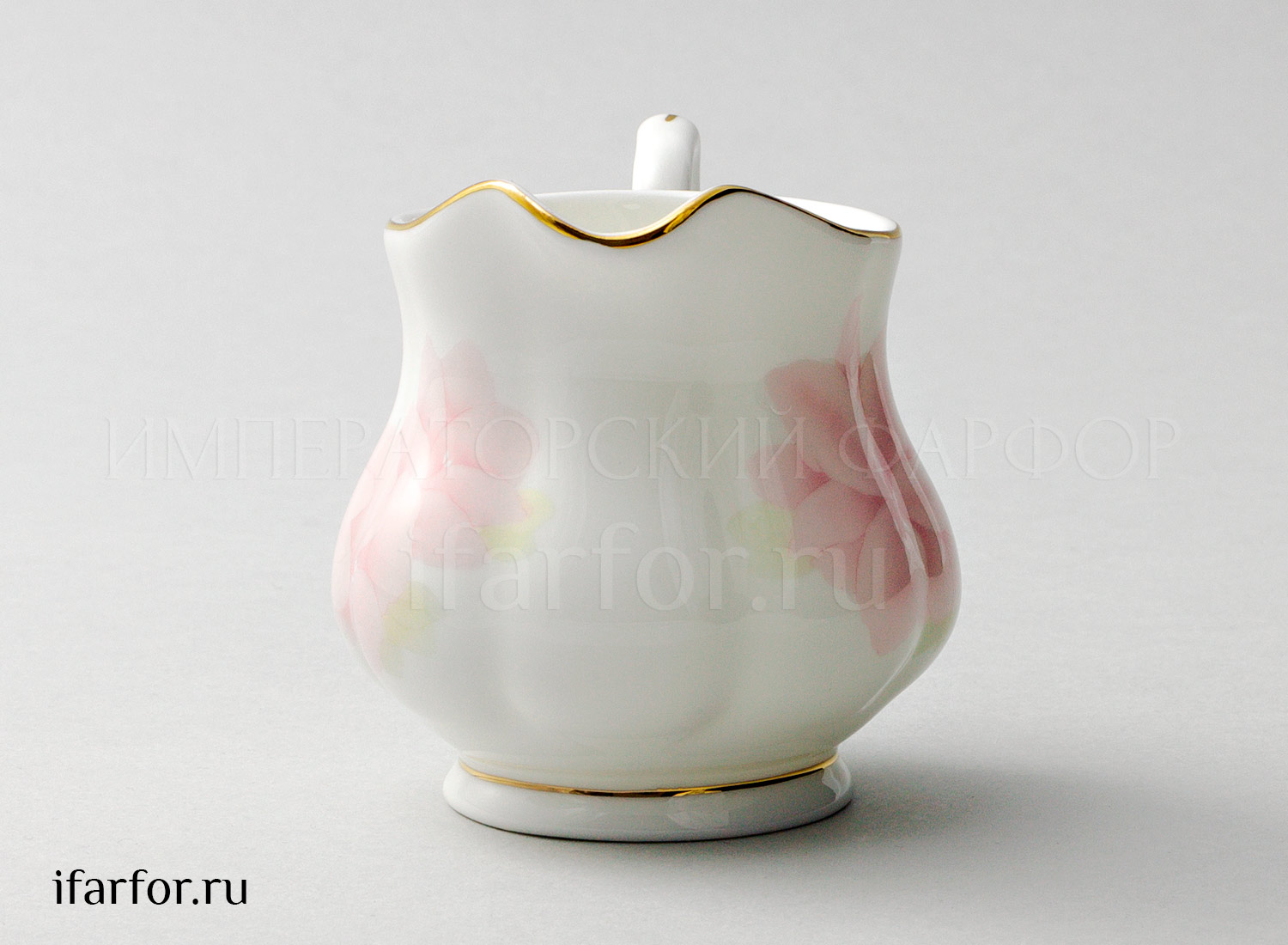 Сливочник «Розовые цветы» Форма: Royal Classics. Фарфор. 180 мл.