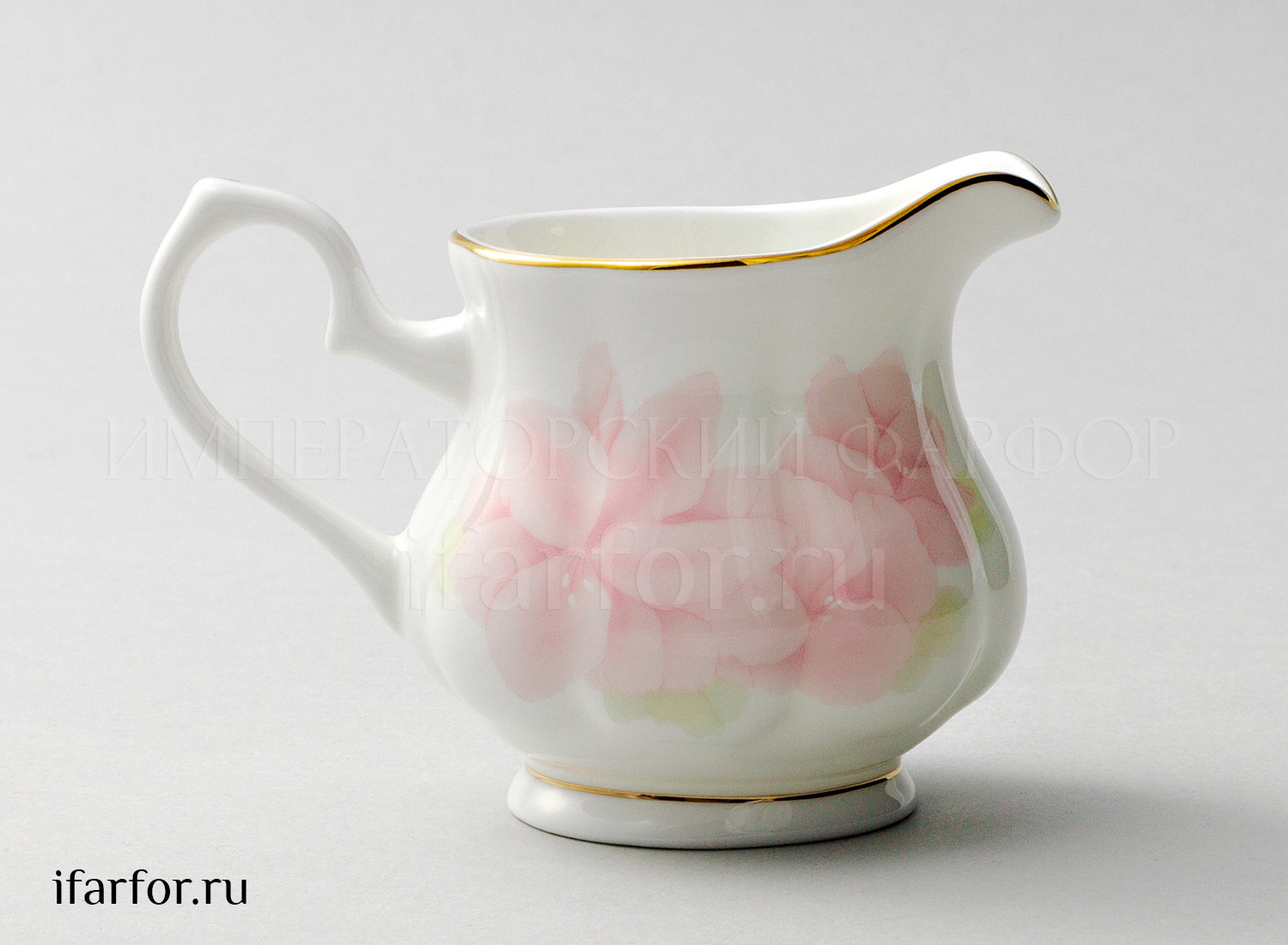 Сливочник «Розовые цветы» Форма: Royal Classics. Фарфор. 180 мл.