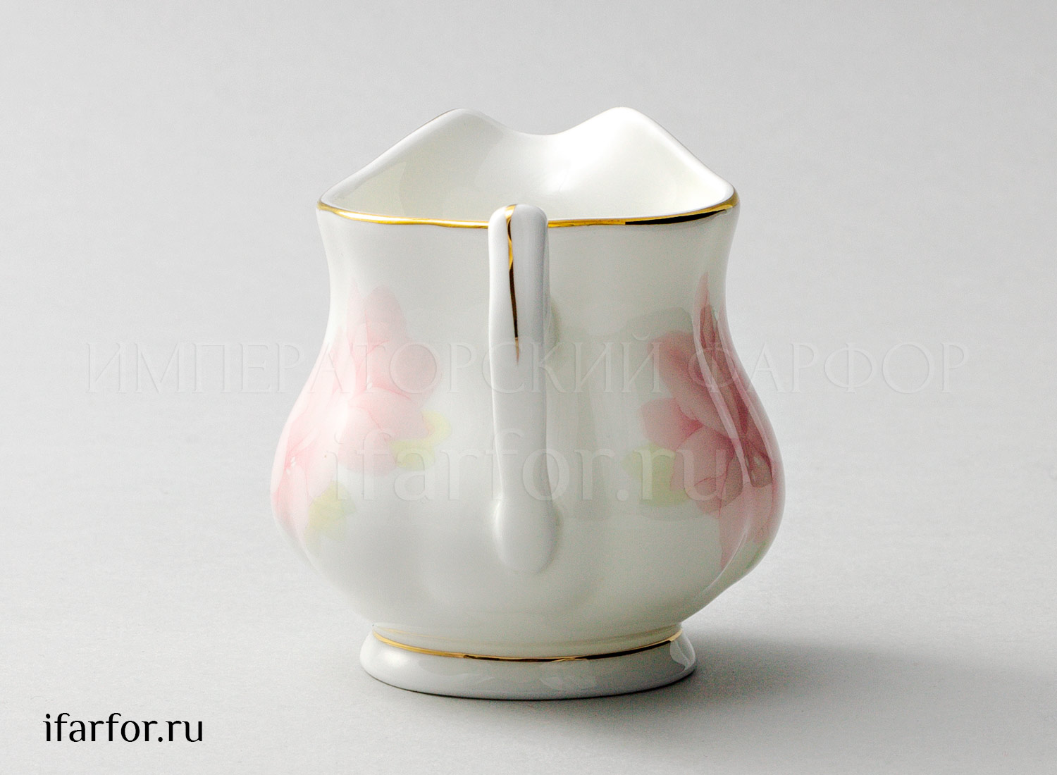 Сливочник «Розовые цветы» Форма: Royal Classics. Фарфор. 180 мл.