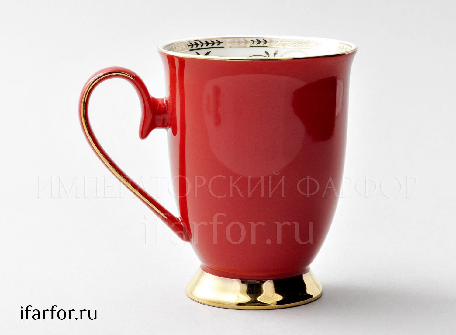 Кружка «Радуга Красный» Форма: Royal Classics. Фарфор. 325 мл.
