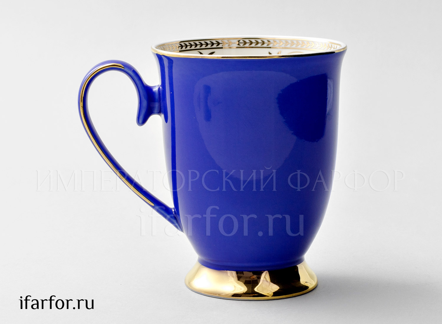 Кружка «Радуга Синий» Форма: Royal Classics. Фарфор. 325 мл.