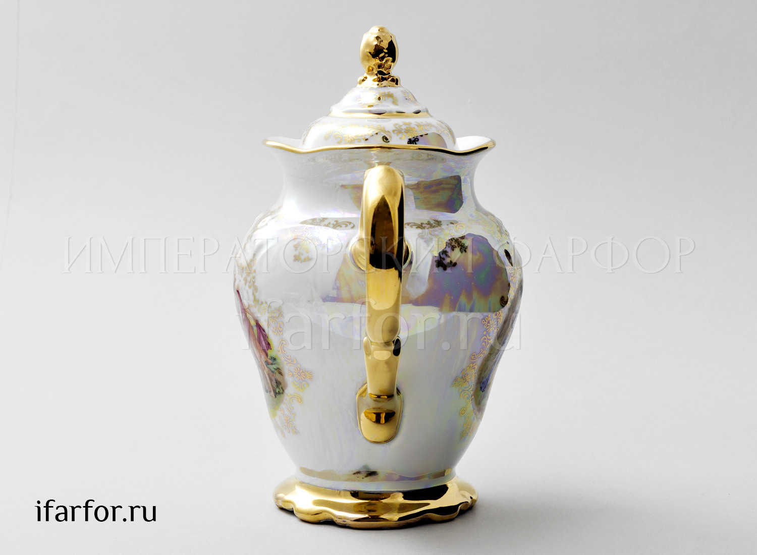 Кофейник «Мадонна Перламутр» Форма: Фредерика Moravec. Фарфор. 1200 мл.