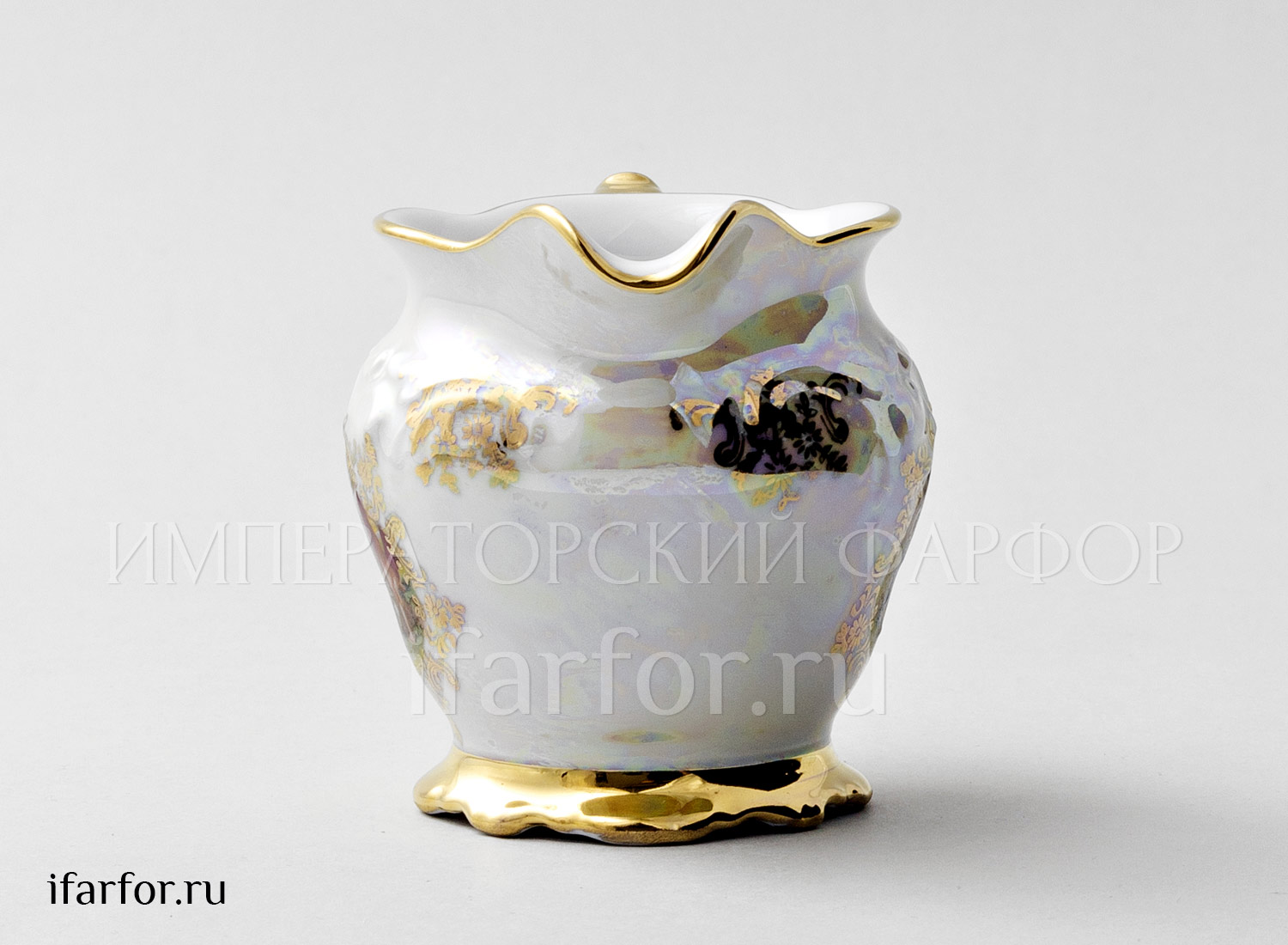 Сливочник «Мадонна Перламутр» Форма: Фредерика Moravec. Фарфор. 350 мл.
