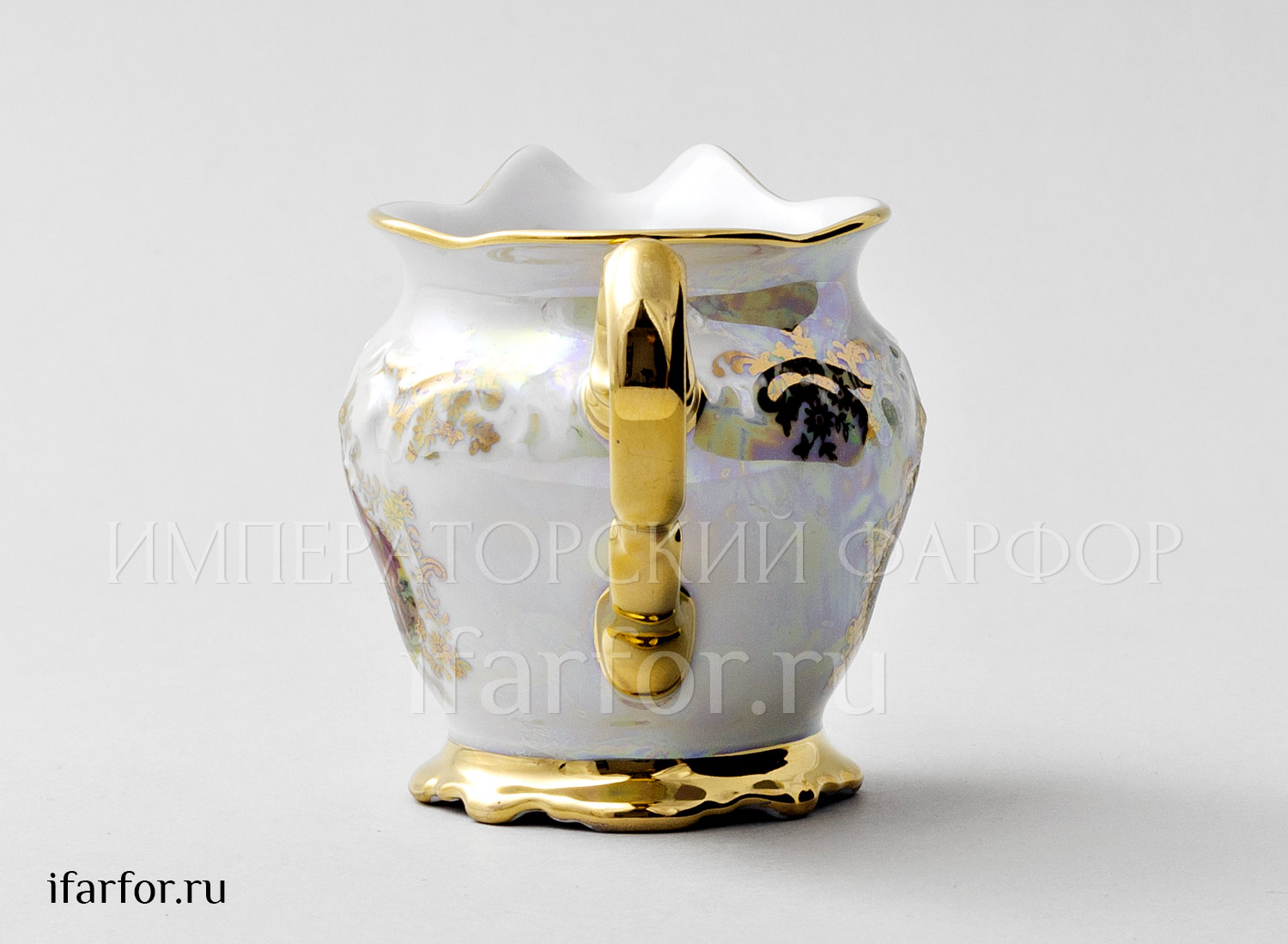 Сливочник «Мадонна Перламутр» Форма: Фредерика Moravec. Фарфор. 350 мл.