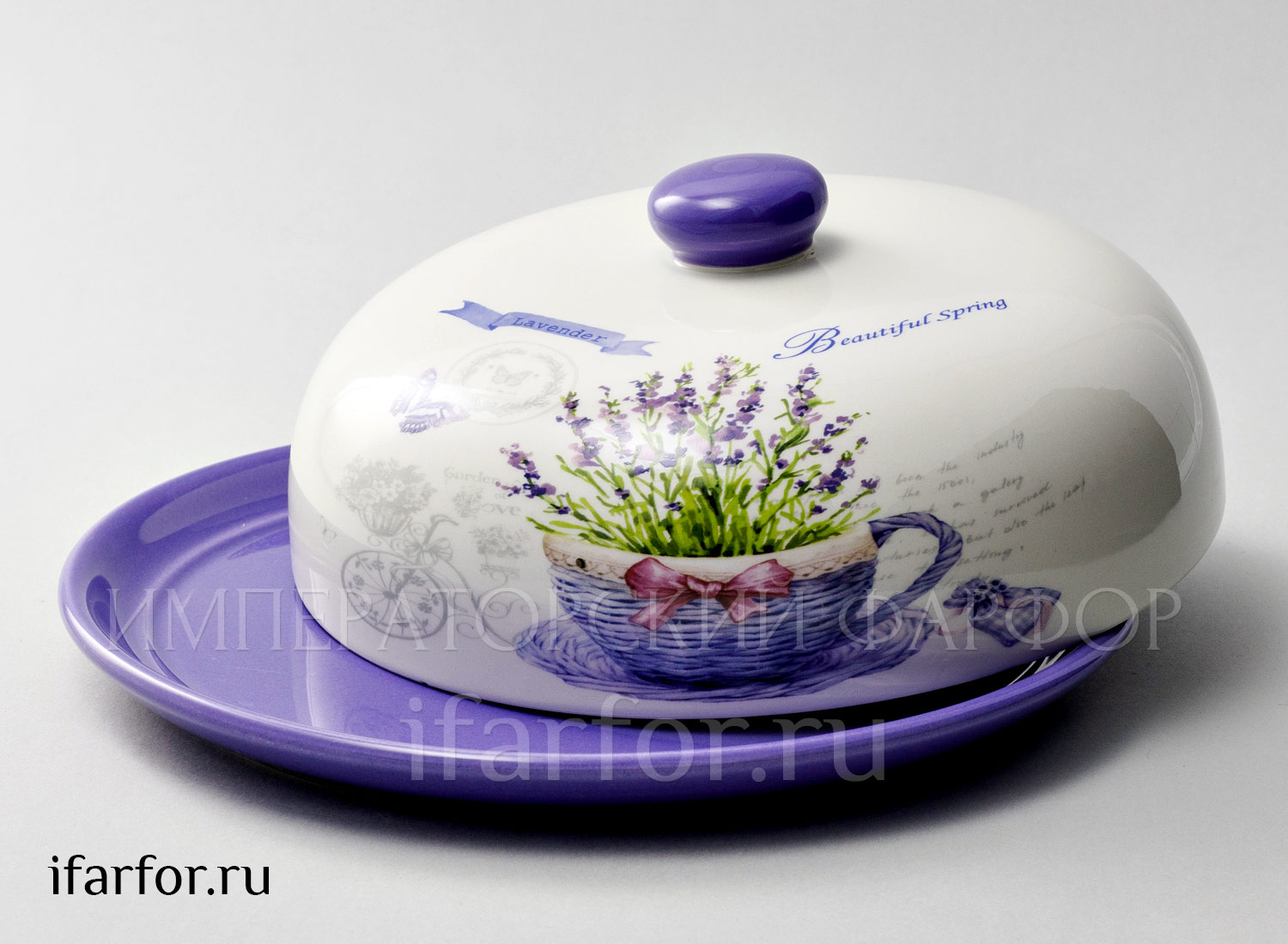 Блинница «Прованс» Форма: Royal Classics. Керамика. 230 x 230 x 100 мм.