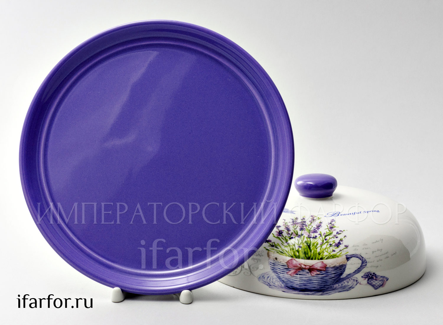 Блинница «Прованс» Форма: Royal Classics. Керамика. 230 x 230 x 100 мм.