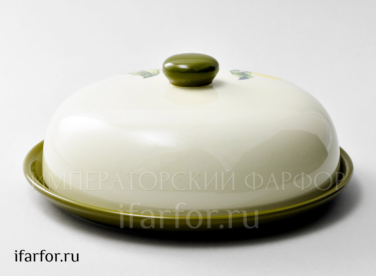 Блинница «Лимоны» Форма: Royal Classics. Керамика. 230 x 230 x 100 мм.