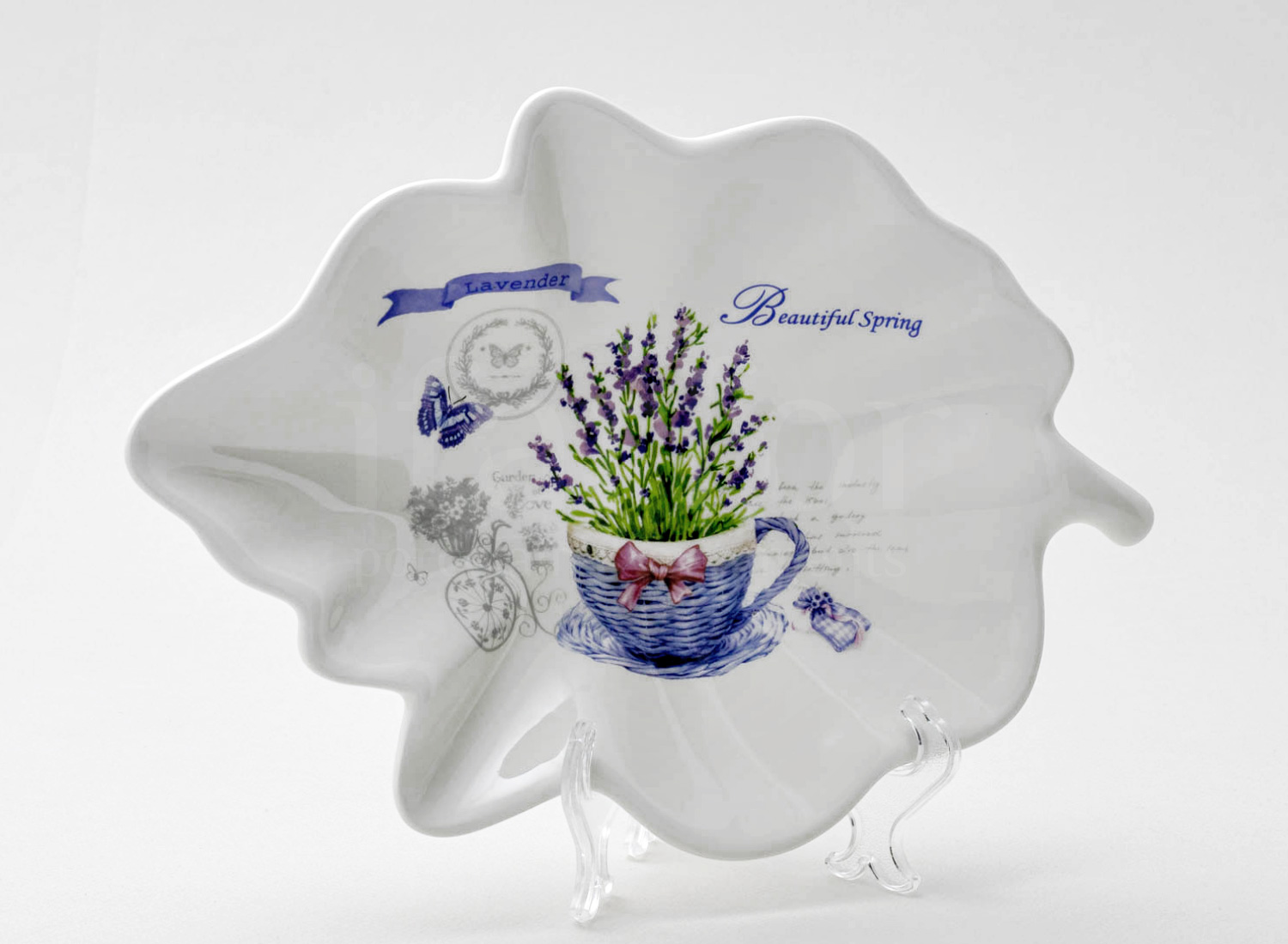 Блюдо лист «Прованс» Форма: Royal Classics. Керамика. 266 мм.