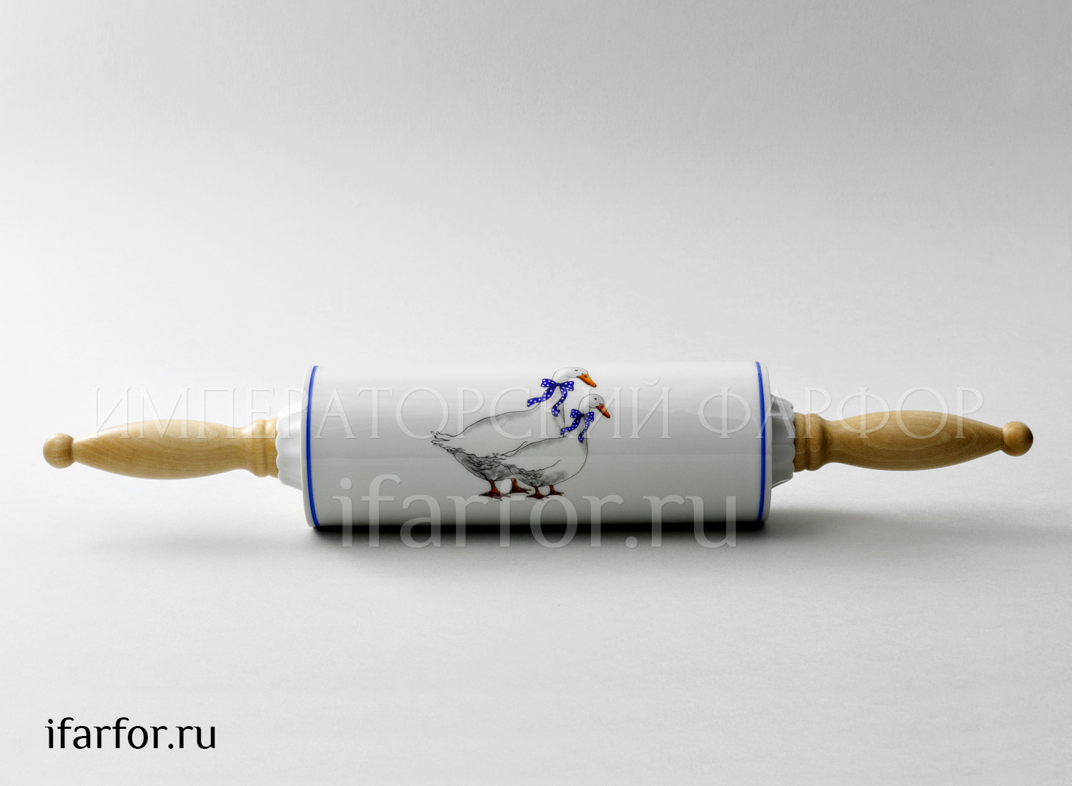 Скалка «Гуси» Форма: DUBI. Фарфор. 450 мм.