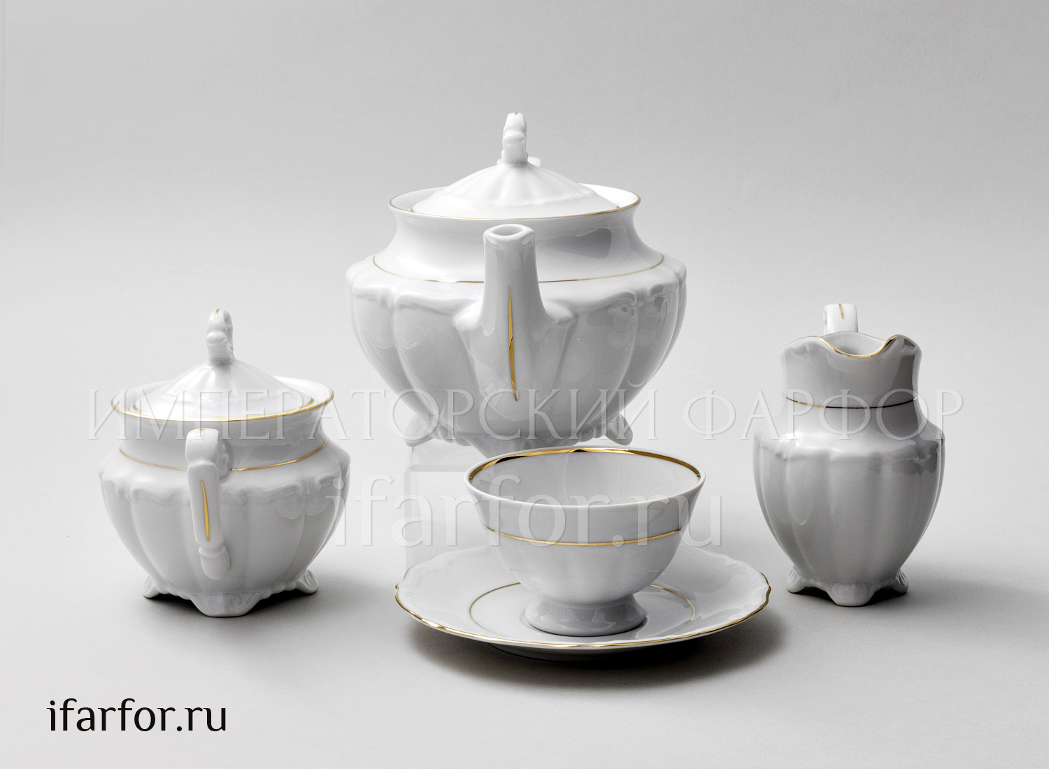 Сервиз чайный «Классика» 6/15 Форма: Repast. Фарфор