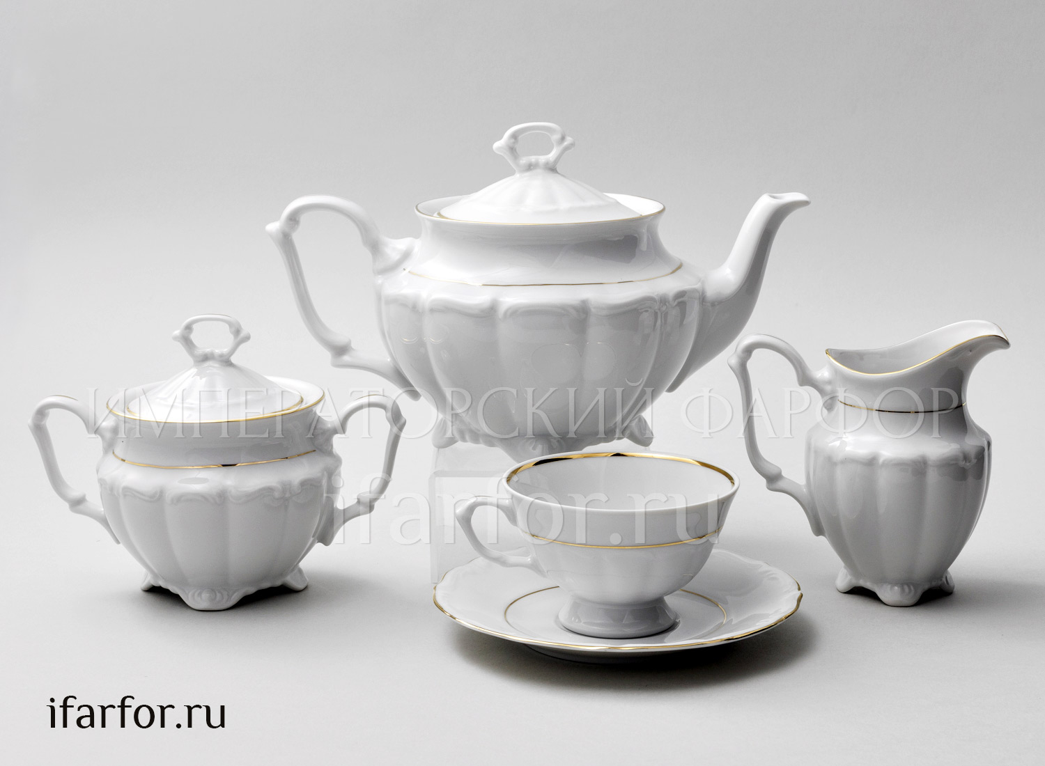Сервиз чайный «Классика» 6/15 Форма: Repast. Фарфор