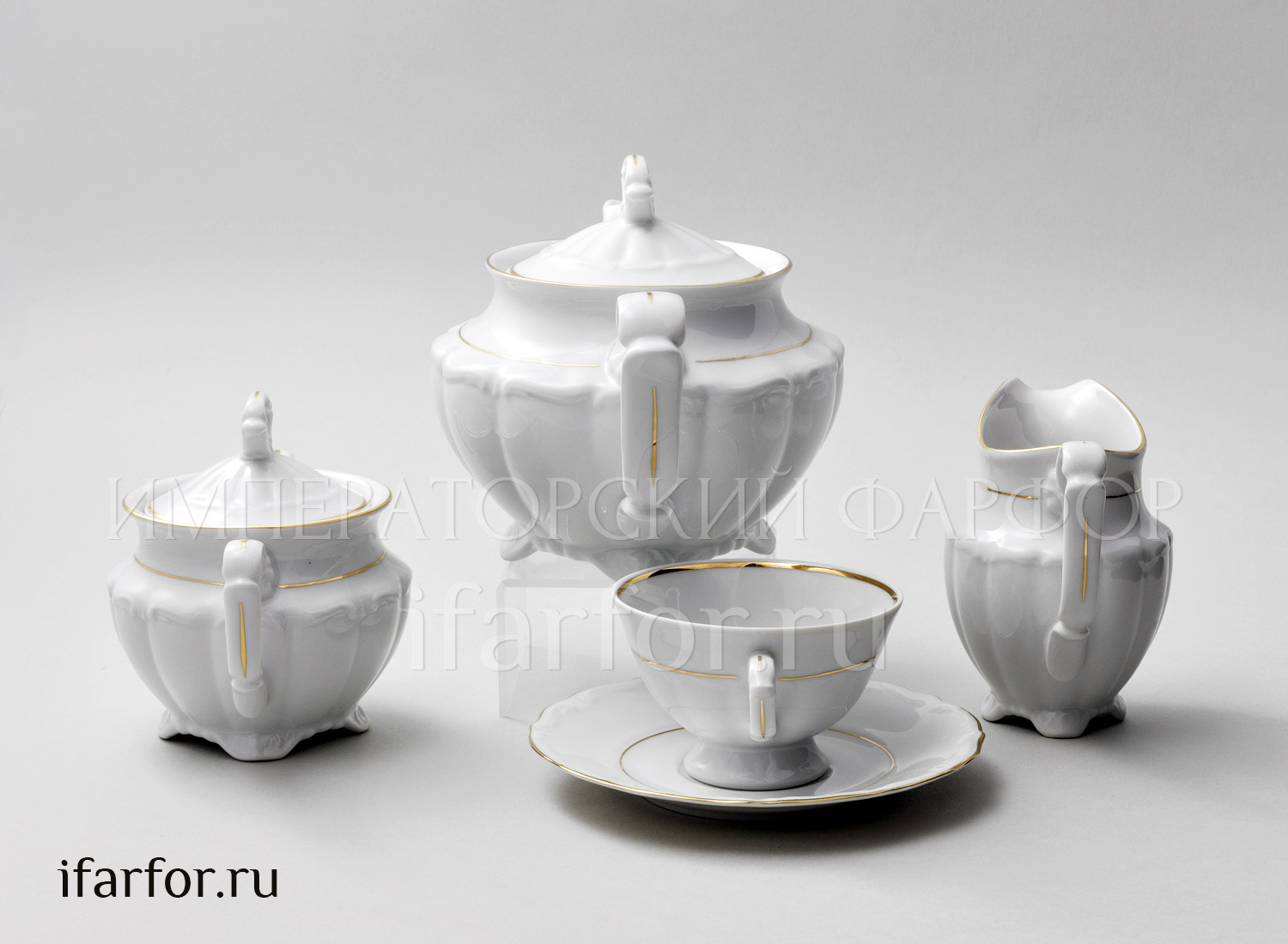Сервиз чайный «Классика» 6/15 Форма: Repast. Фарфор