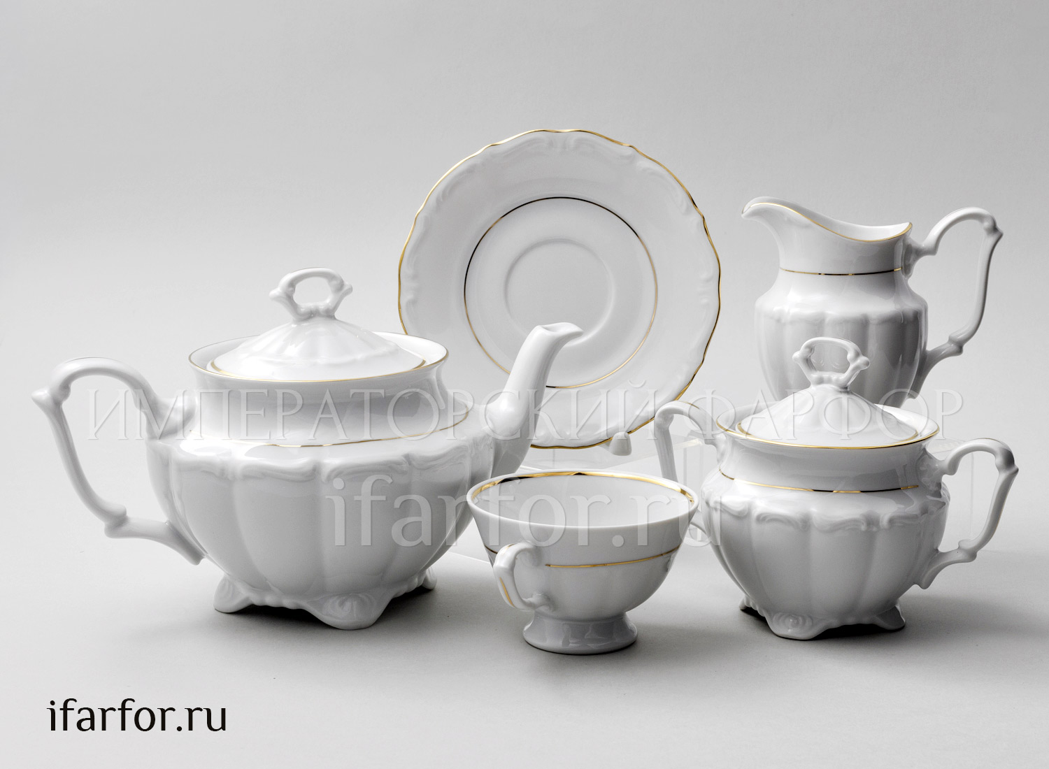 Сервиз чайный «Классика» 6/15 Форма: Repast. Фарфор