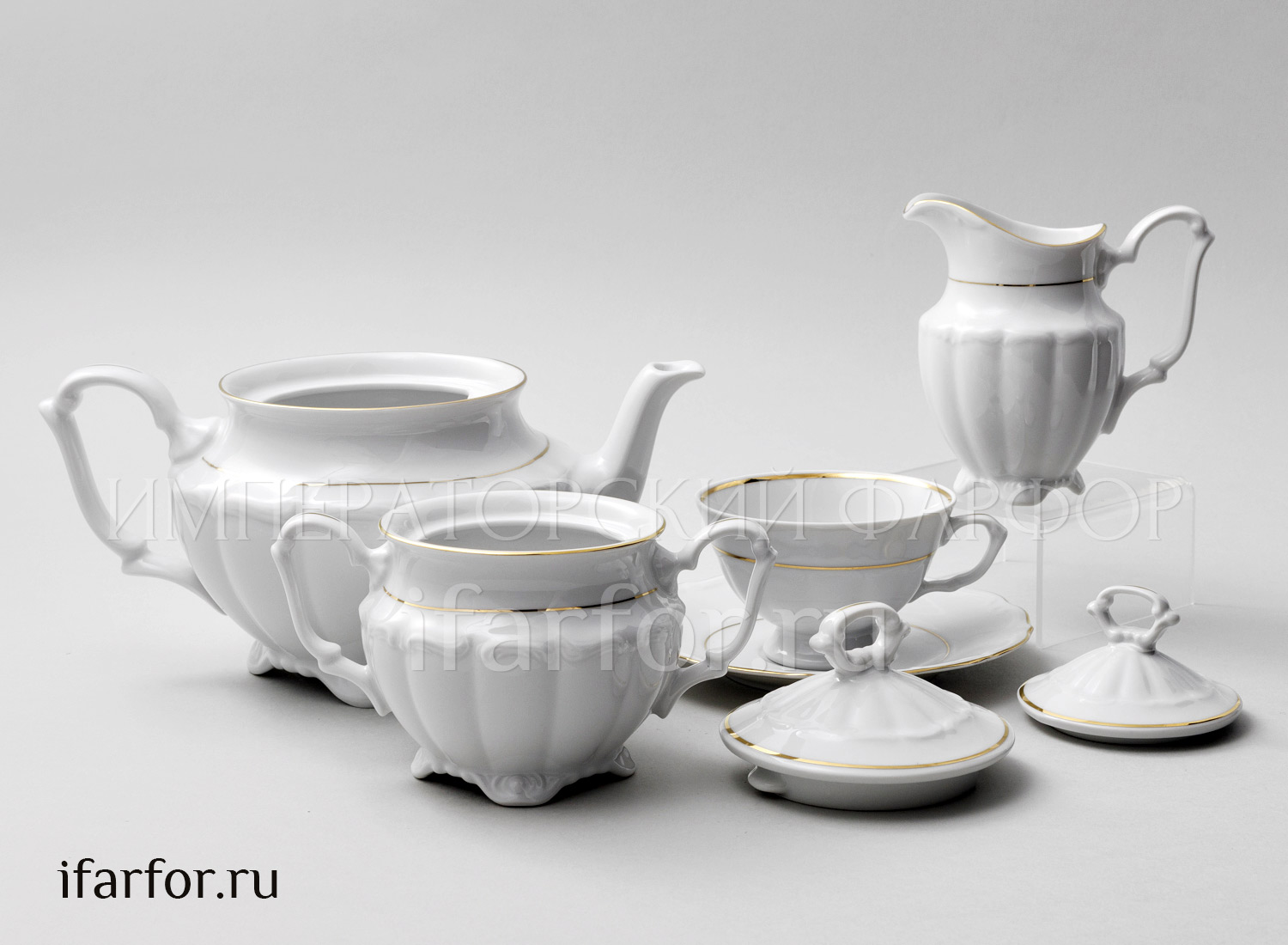Сервиз чайный «Классика» 6/15 Форма: Repast. Фарфор