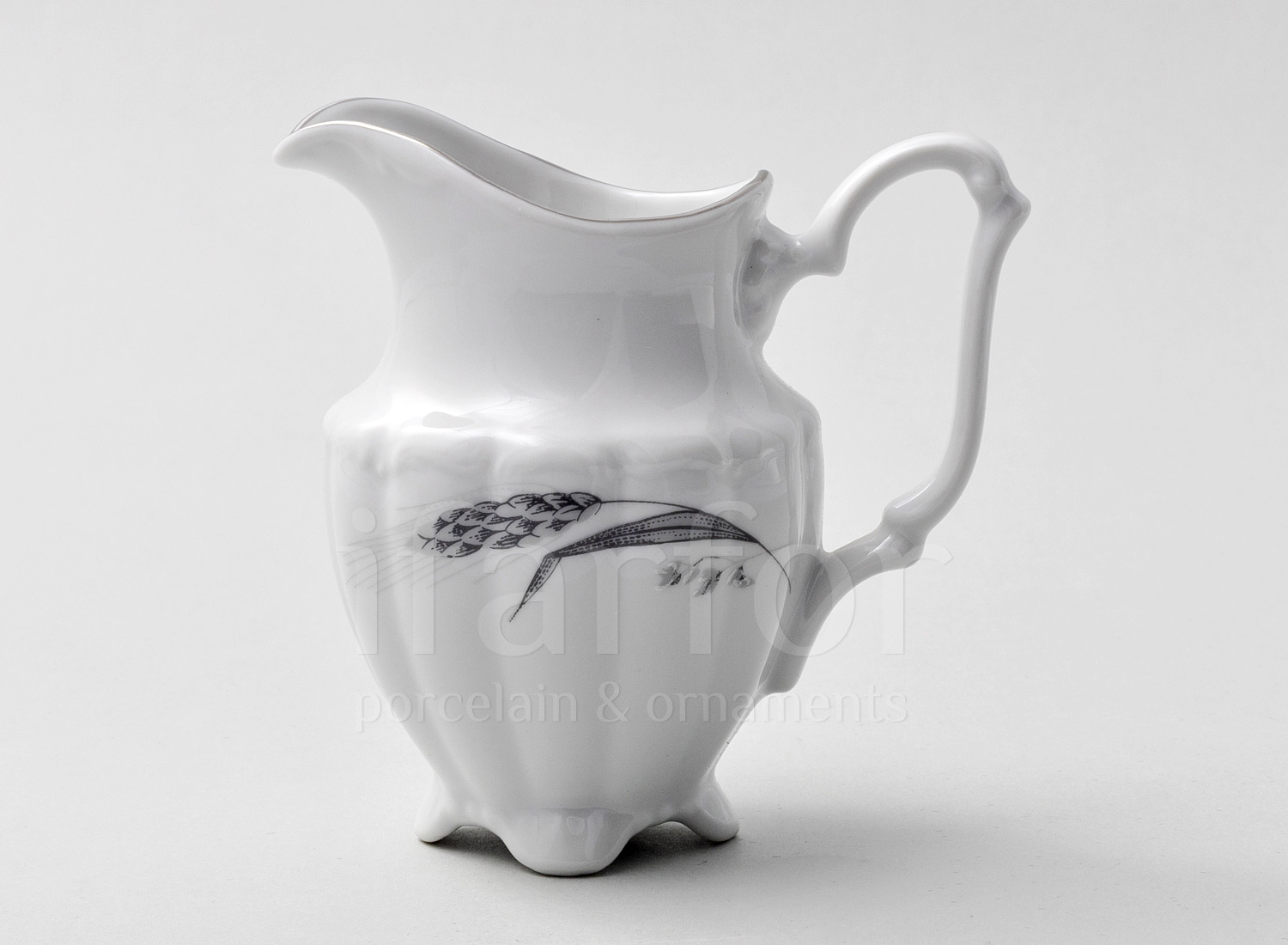 Сливочник «Серебряные колосья» Форма: Repast. Фарфор. 300 мл.