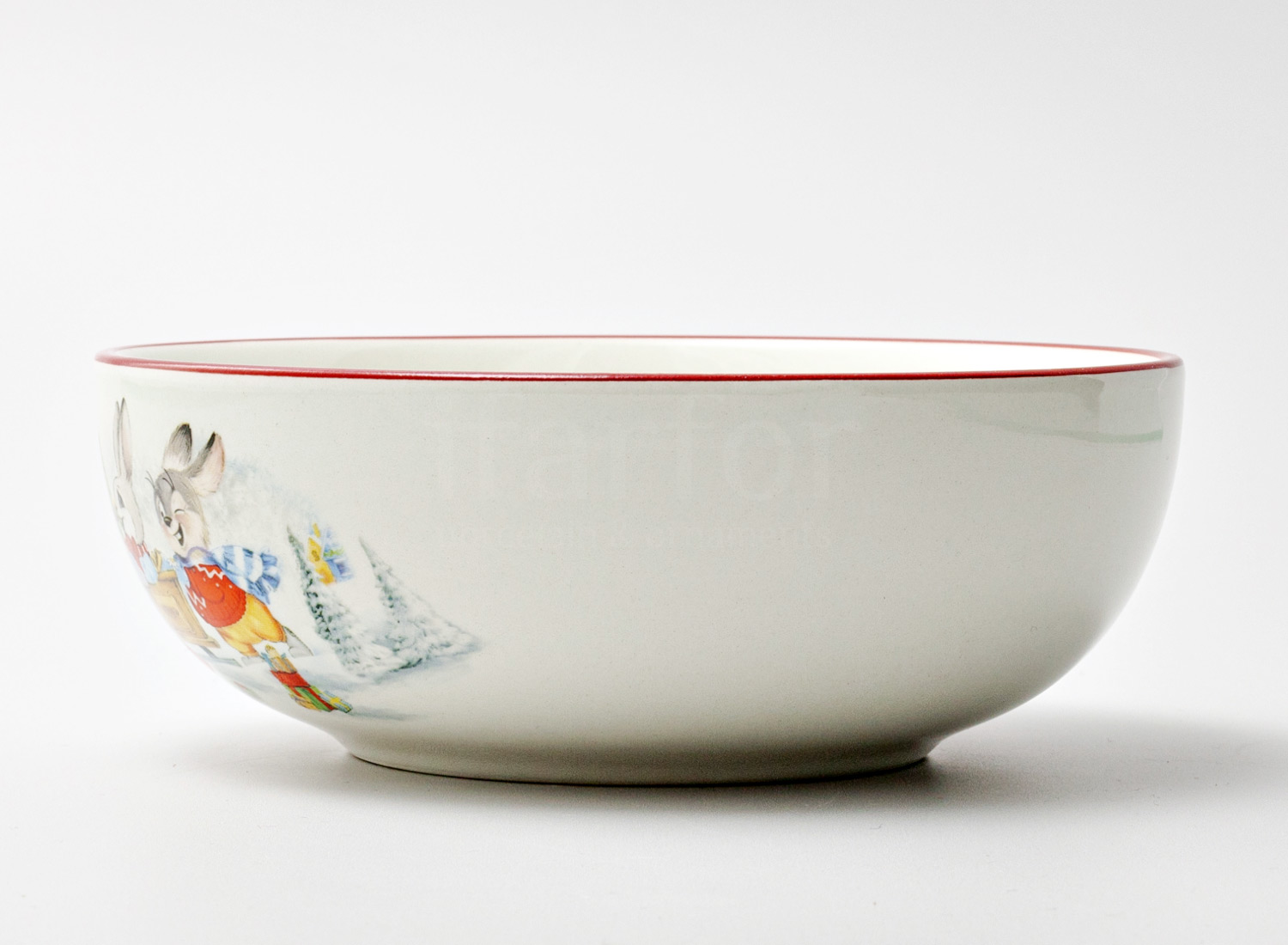Миска «С Новым годом» Форма: Repast. Керамика. 165 x 60 мм.