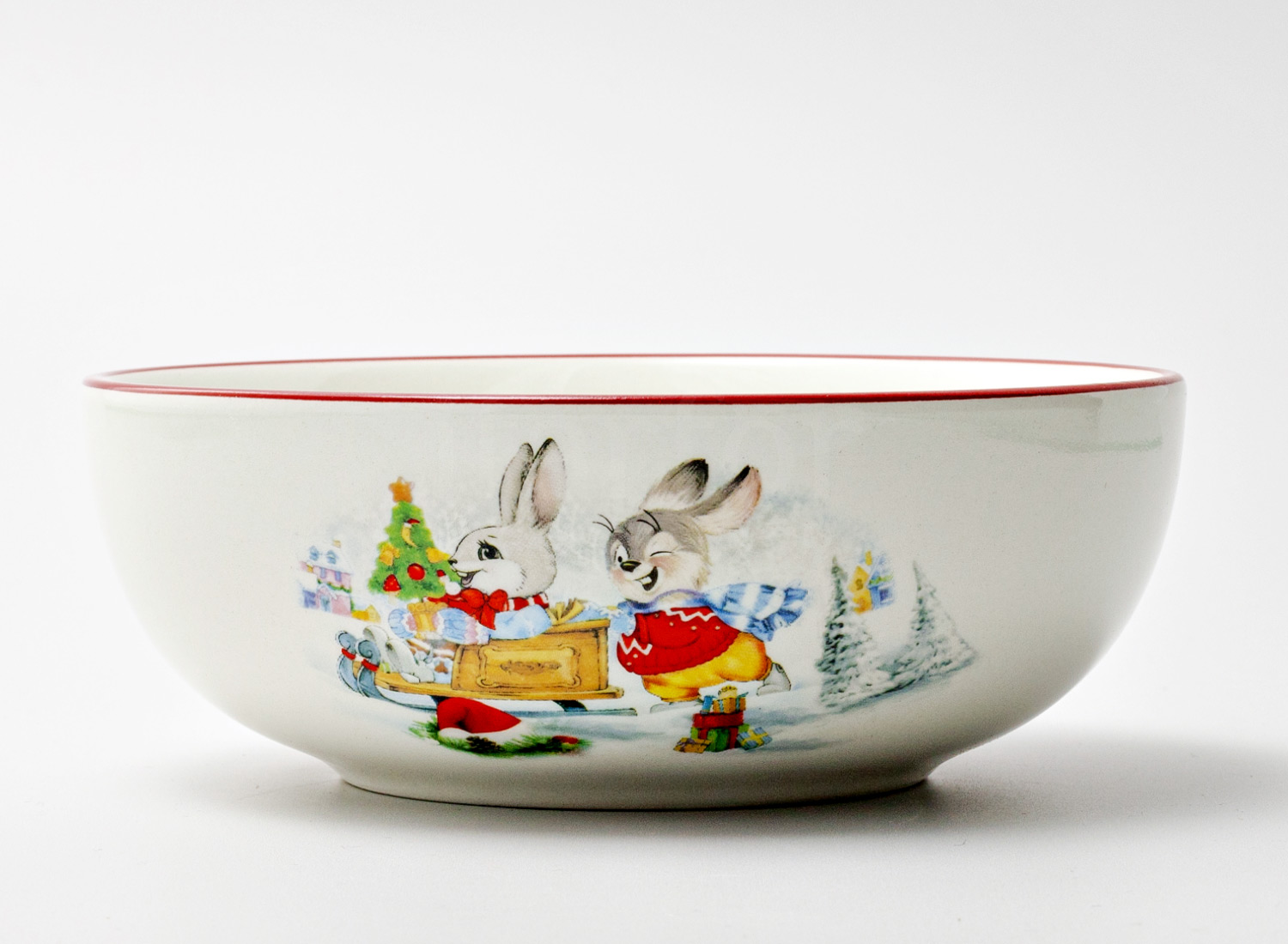 Миска «С Новым годом» Форма: Repast. Керамика. 165 x 60 мм.