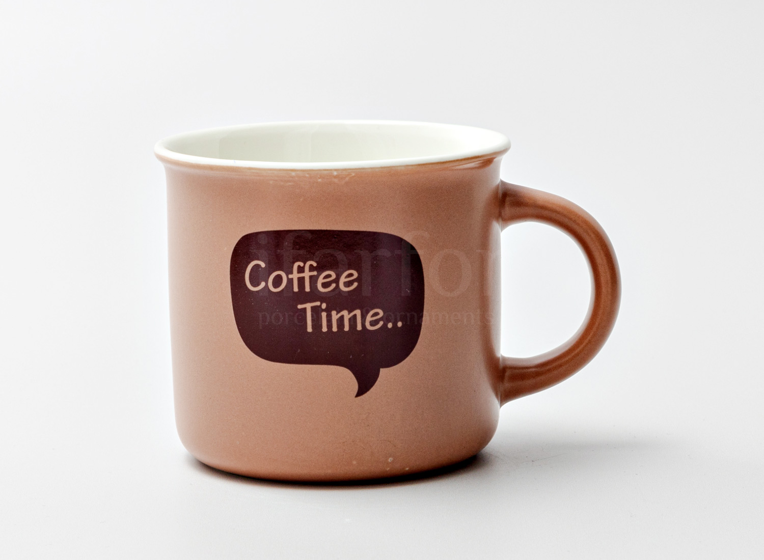 Кружка «Coffee Time розовая» Форма: Royal Classics. Керамика. 400 мл.