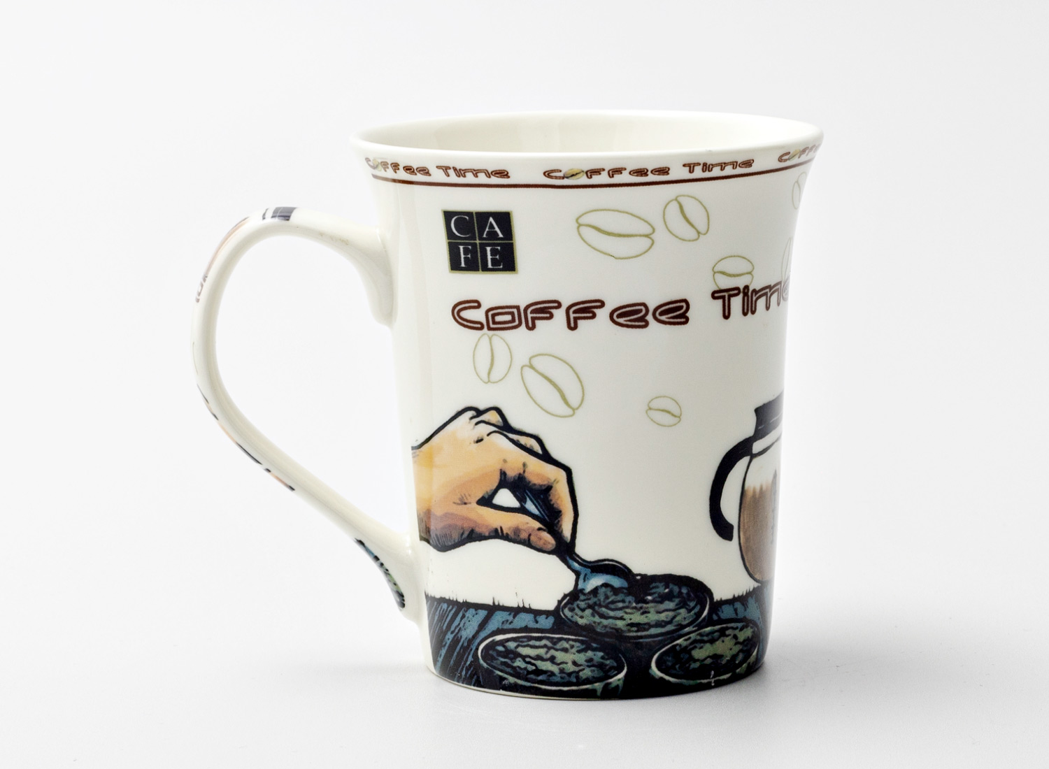 Кружка «Кофейное зернышко» Форма: Royal Classics. Керамика. 350 мл.