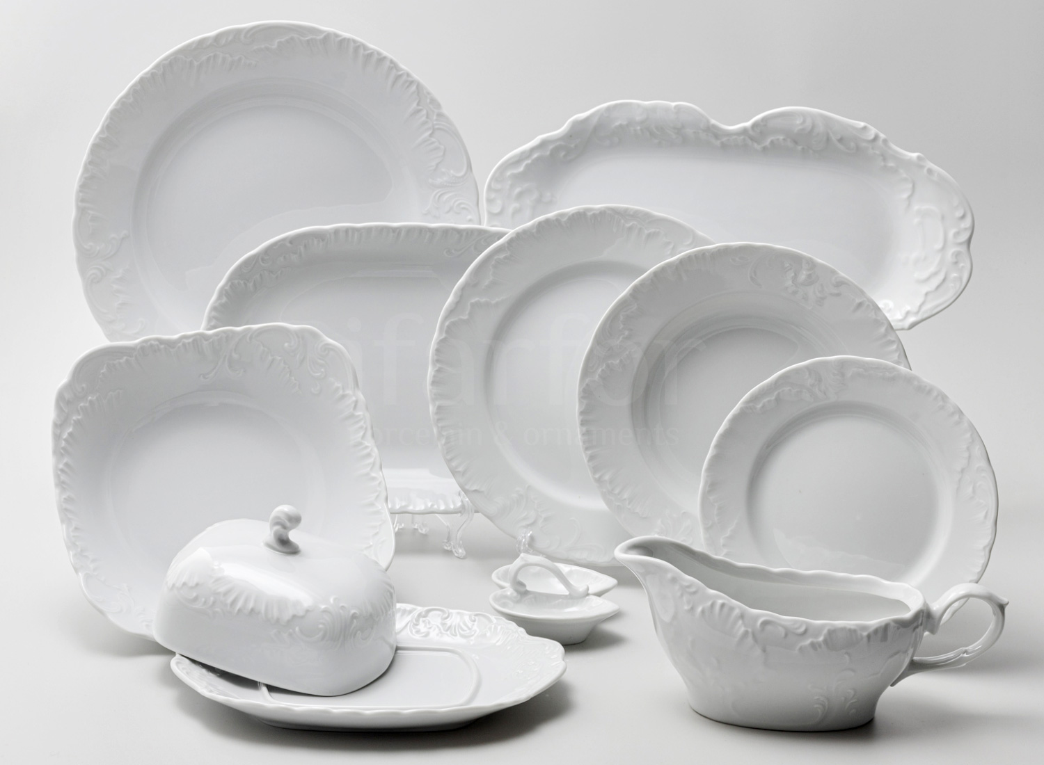 Сервиз столовый «Rococo» 6/25 Форма: Repast. Фарфор